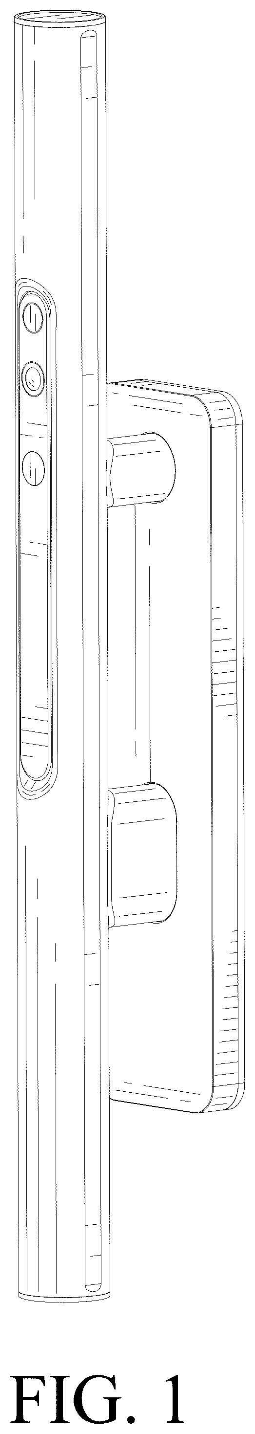 Patent USD1075463 — Door handle — Figure 1