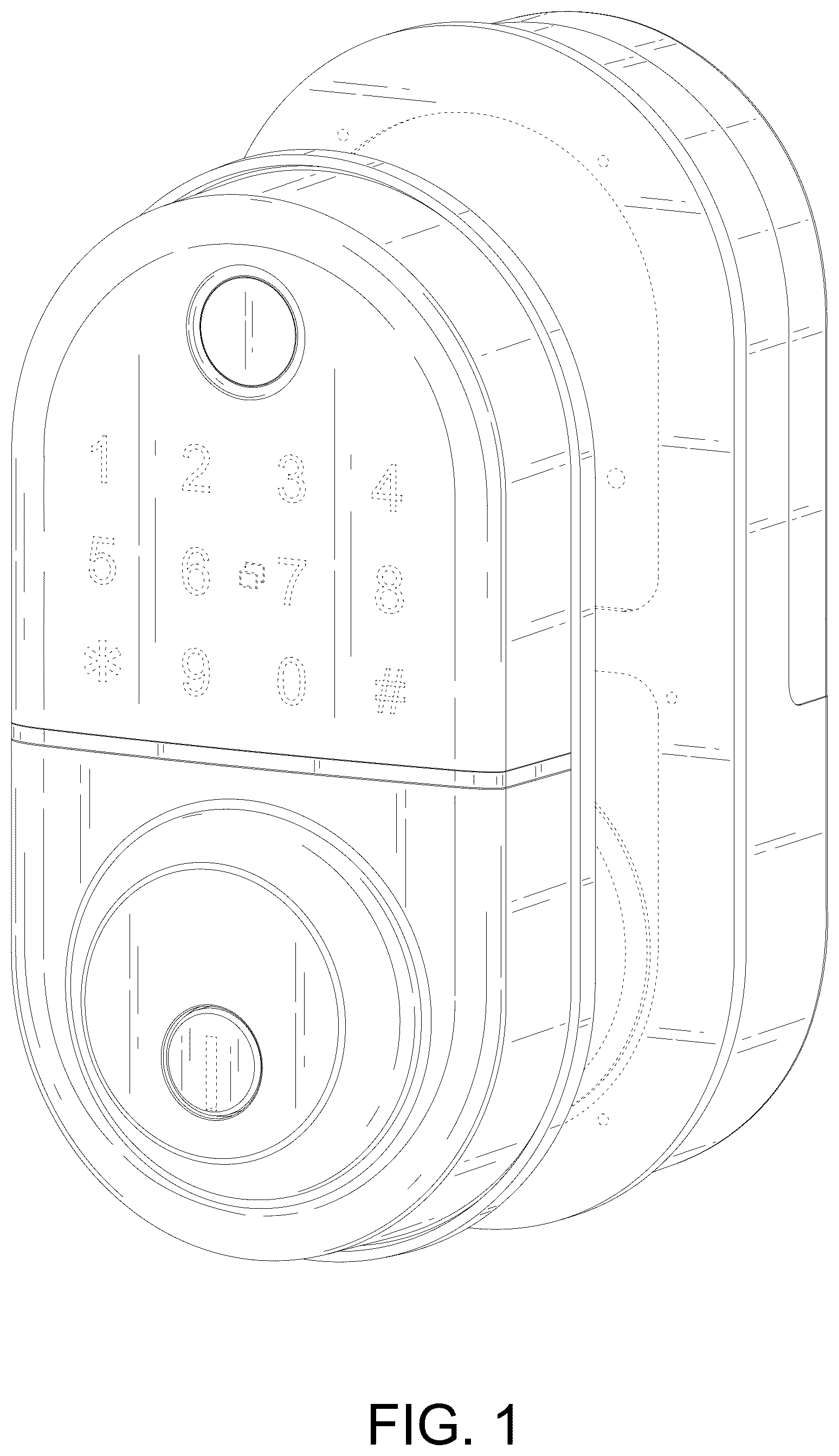 Patent USD1075471 — Smart lock — Figure 1