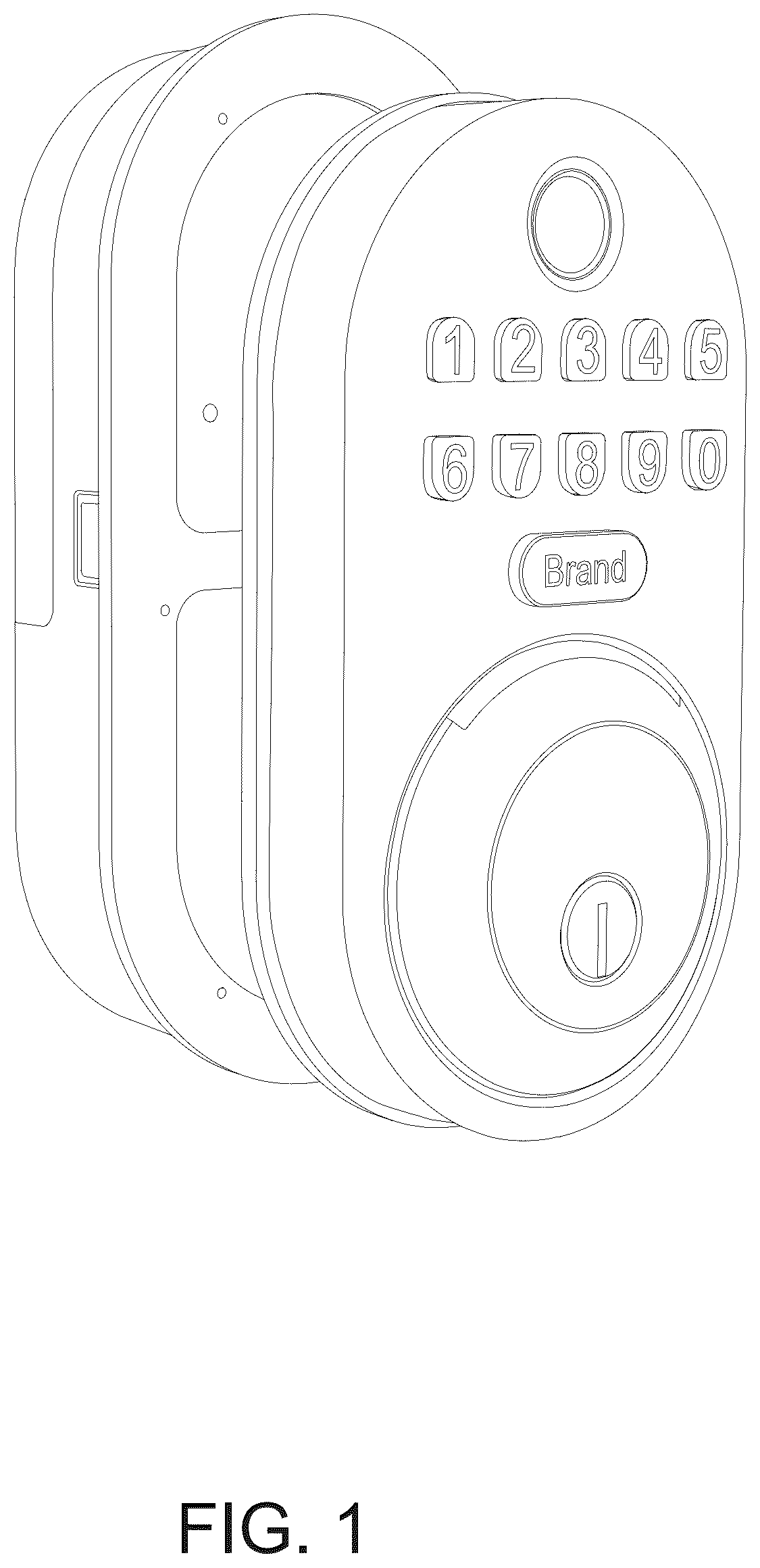 Patent USD1075476 — Smart lock — Figure 1