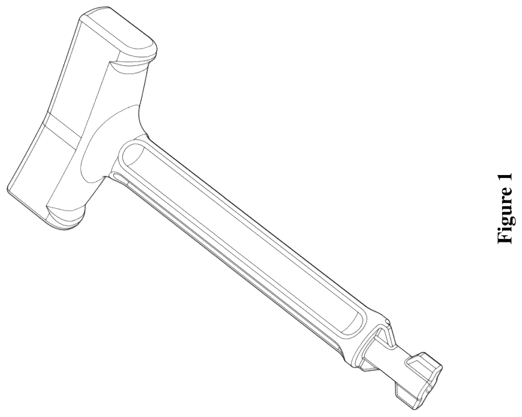 Patent USD1075477 Figure 1 – Access cover key for swimming pool water recirculation system