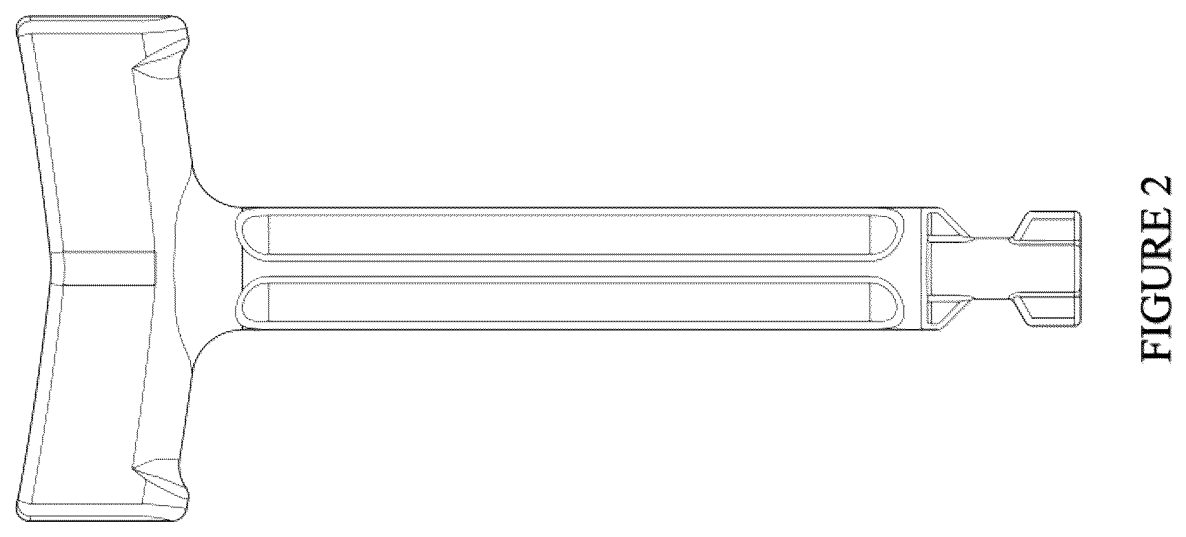 Patent USD1075477 Figure 2 – Access cover key for swimming pool water recirculation system