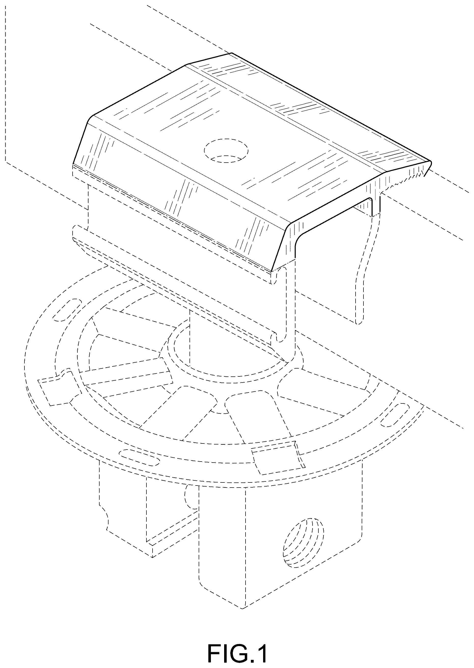 Patent USD1075493 Figure 1 – Clamp for a photovoltaic module mounting assembly