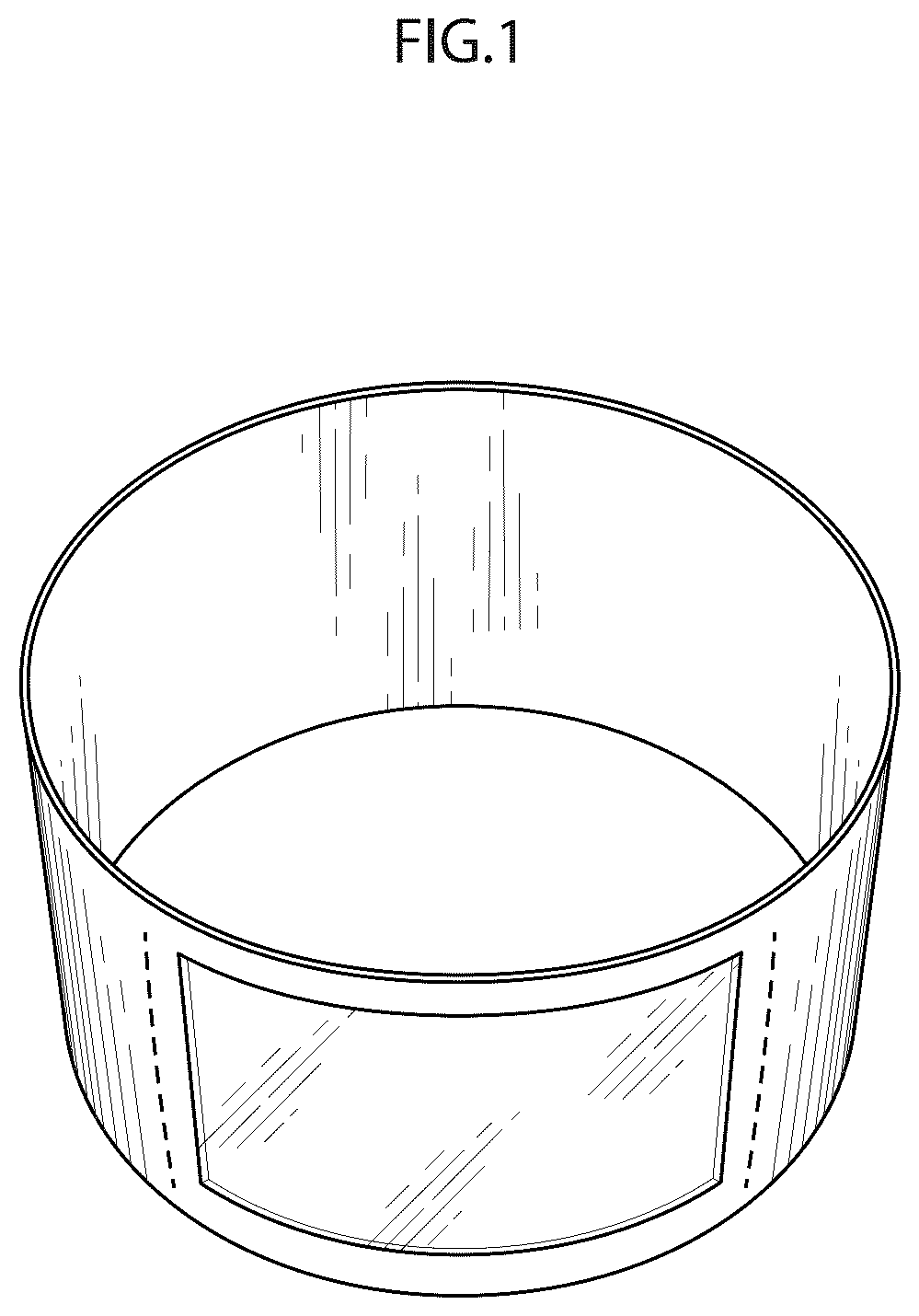 Patent USD1075499 — Coffee cup sleeve — Figure 1