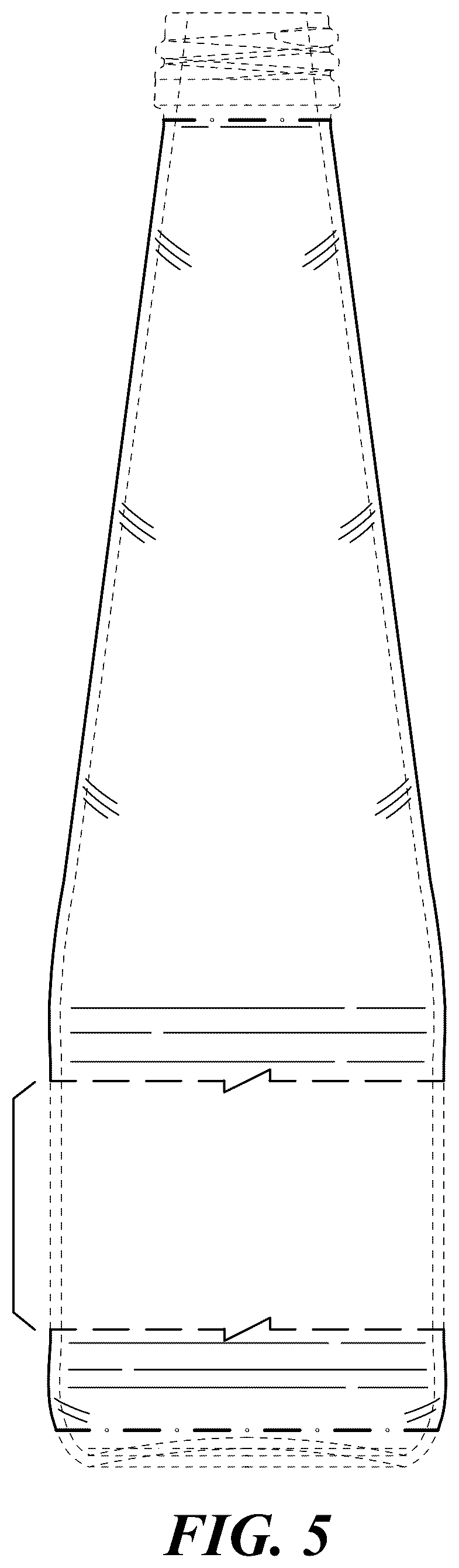 Patent USD1075512 Figure 5 – Container
