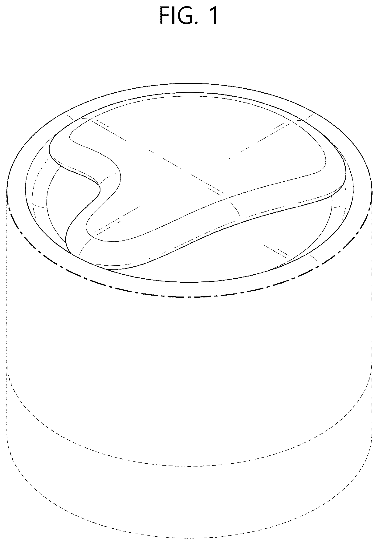 Patent USD1075516 — Cosmetic container — Figure 1