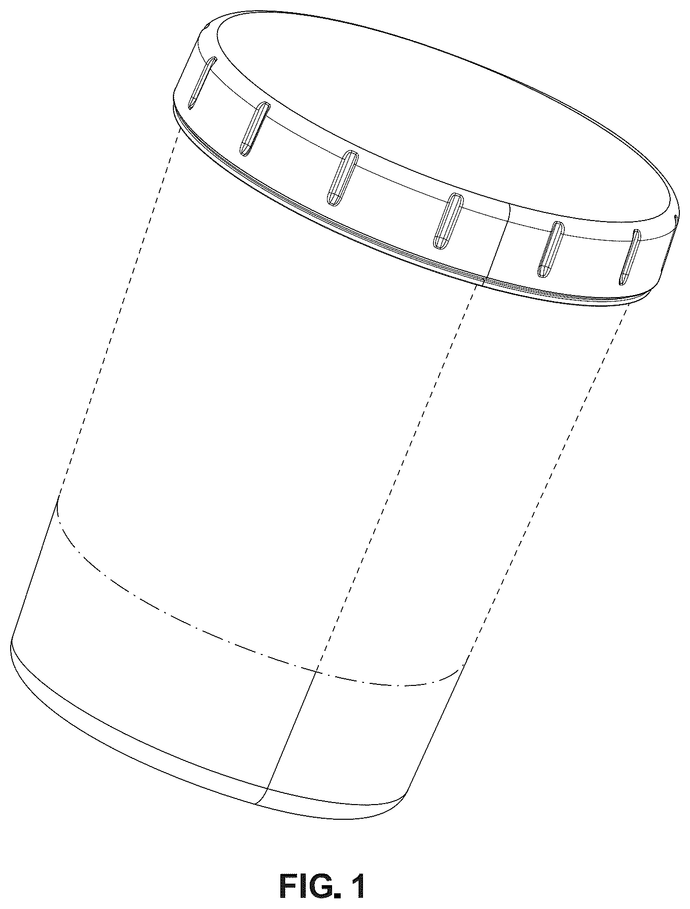 Patent USD1075519 Figure 1 – Combined jar and lid
