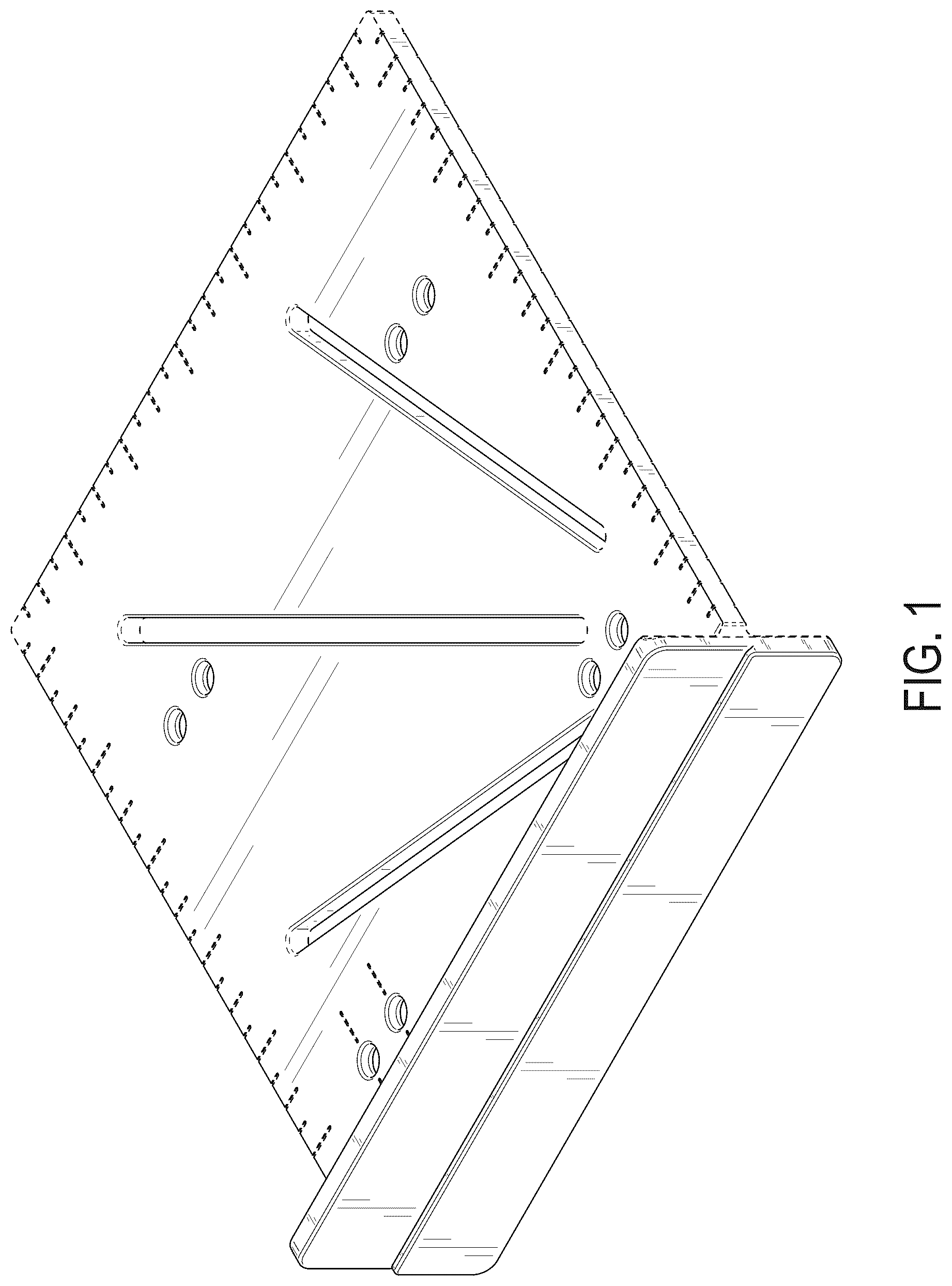 Patent USD1075530 — Template for deck construction — Figure 1