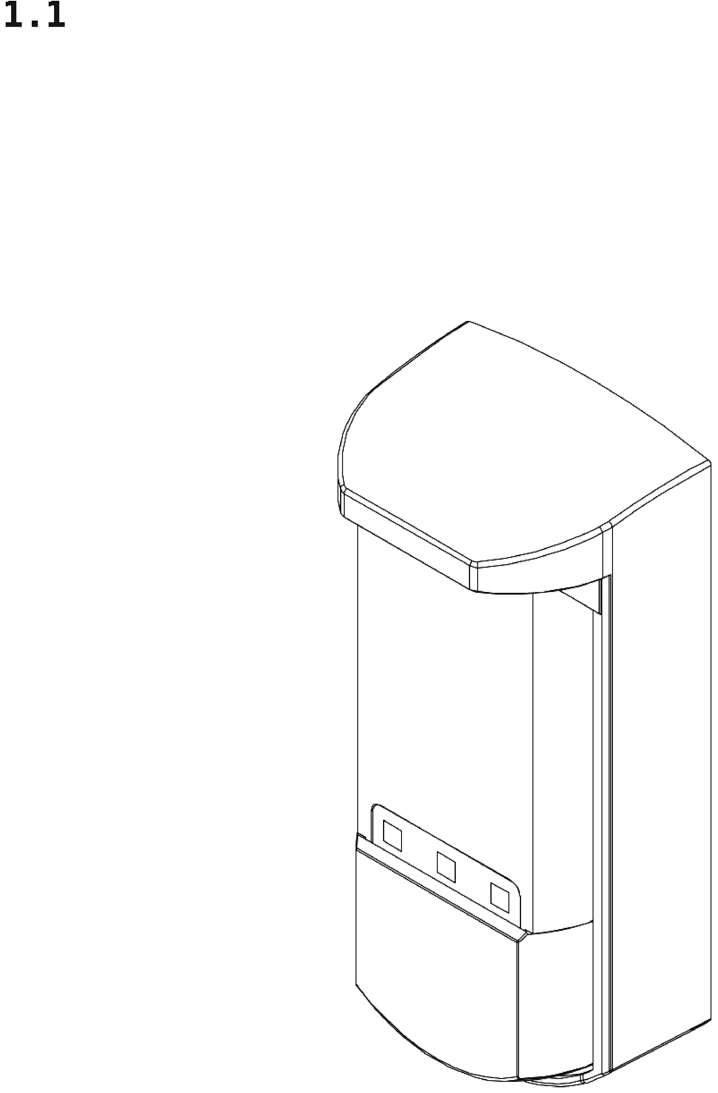 Patent USD1075538 — Combined movement and presence sensor — Figure 1