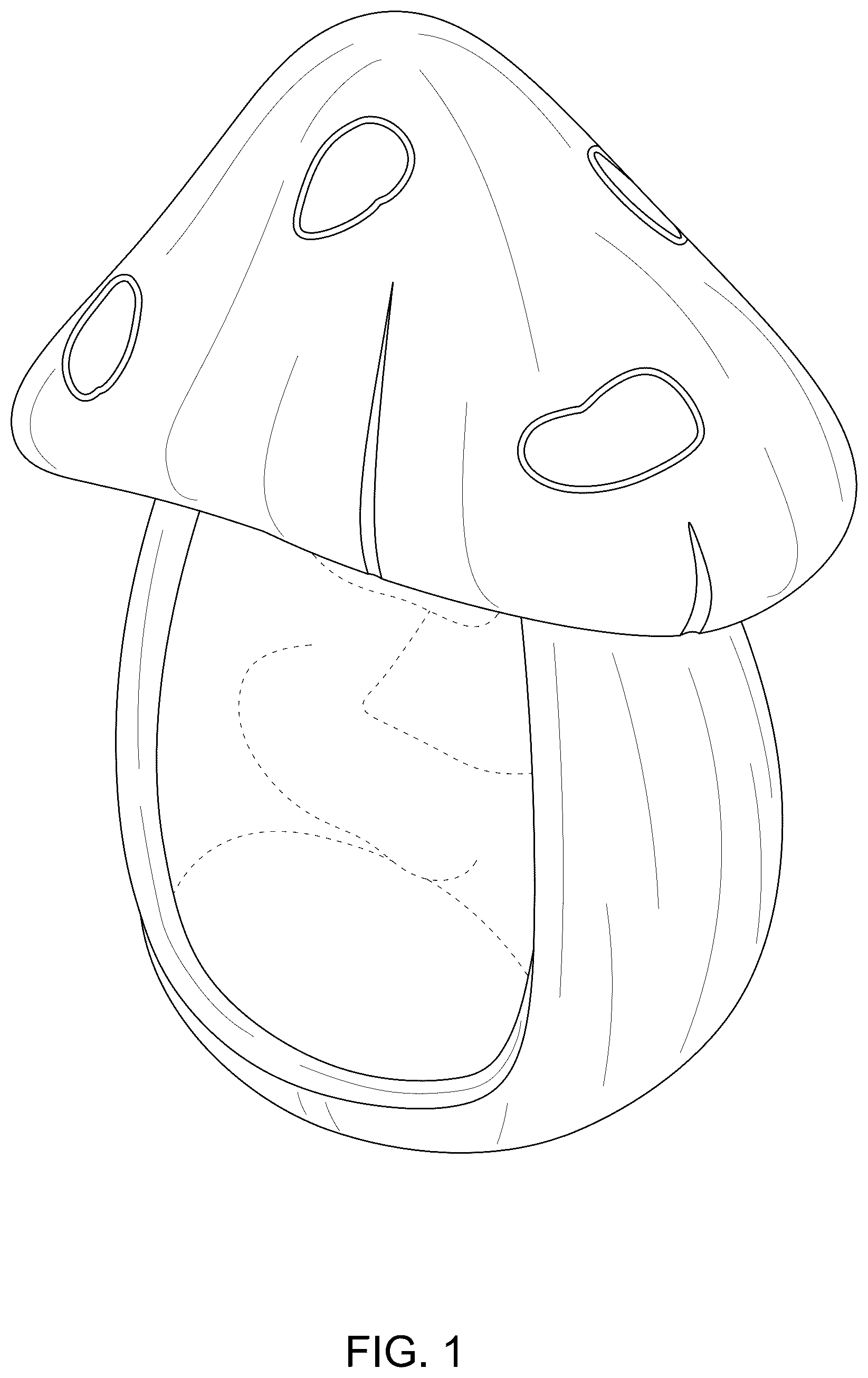 Patent USD1075556 — Mushroom incense holder — Figure 1