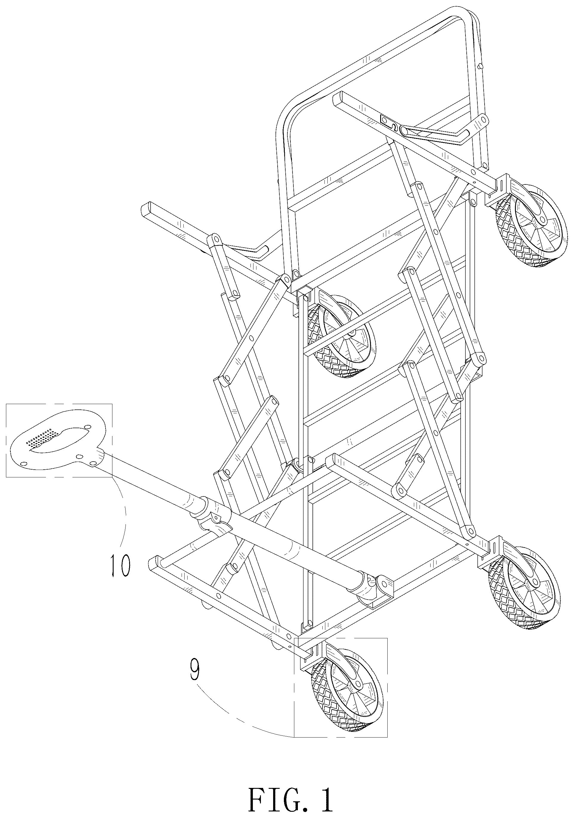Patent USD1075569 — Folding wagon — Figure 1