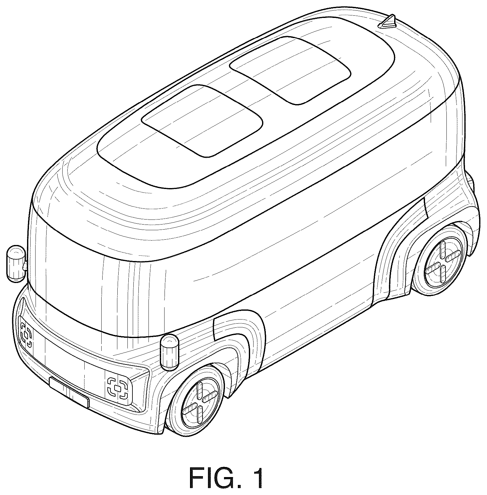 Patent USD1075570 — Autonomous vehicle — Figure 1