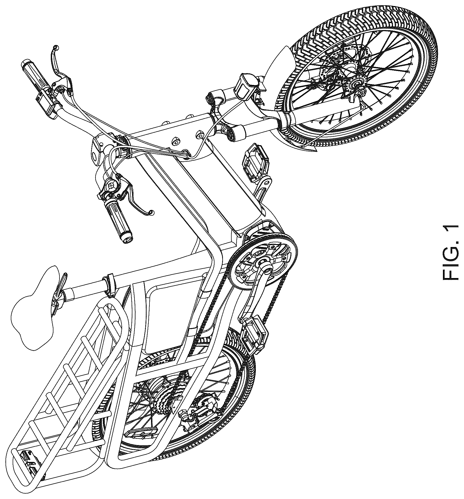Patent USD1075579 — Electric bicycle — Figure 1