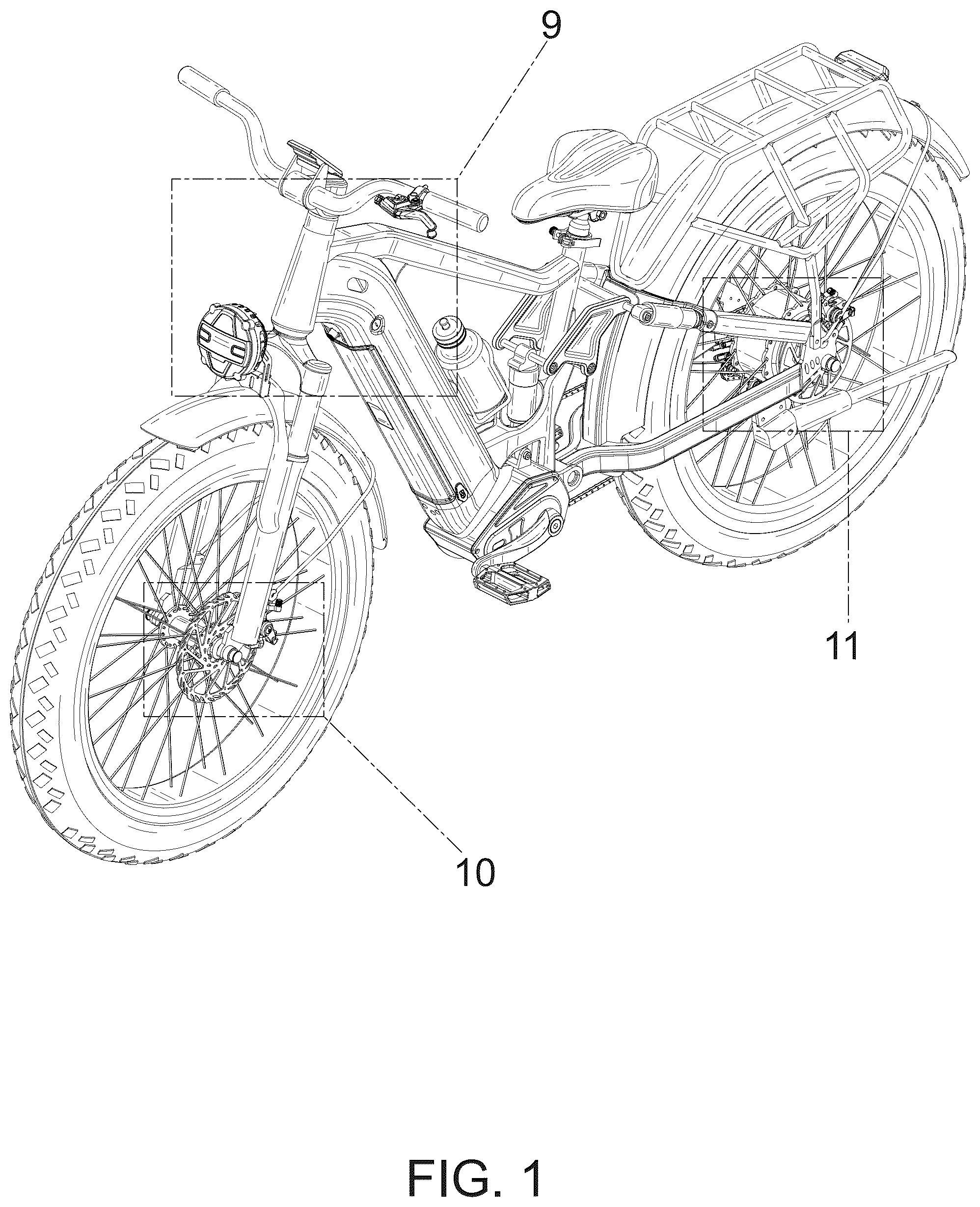 Patent USD1075580 — Electric bicycle — Figure 1