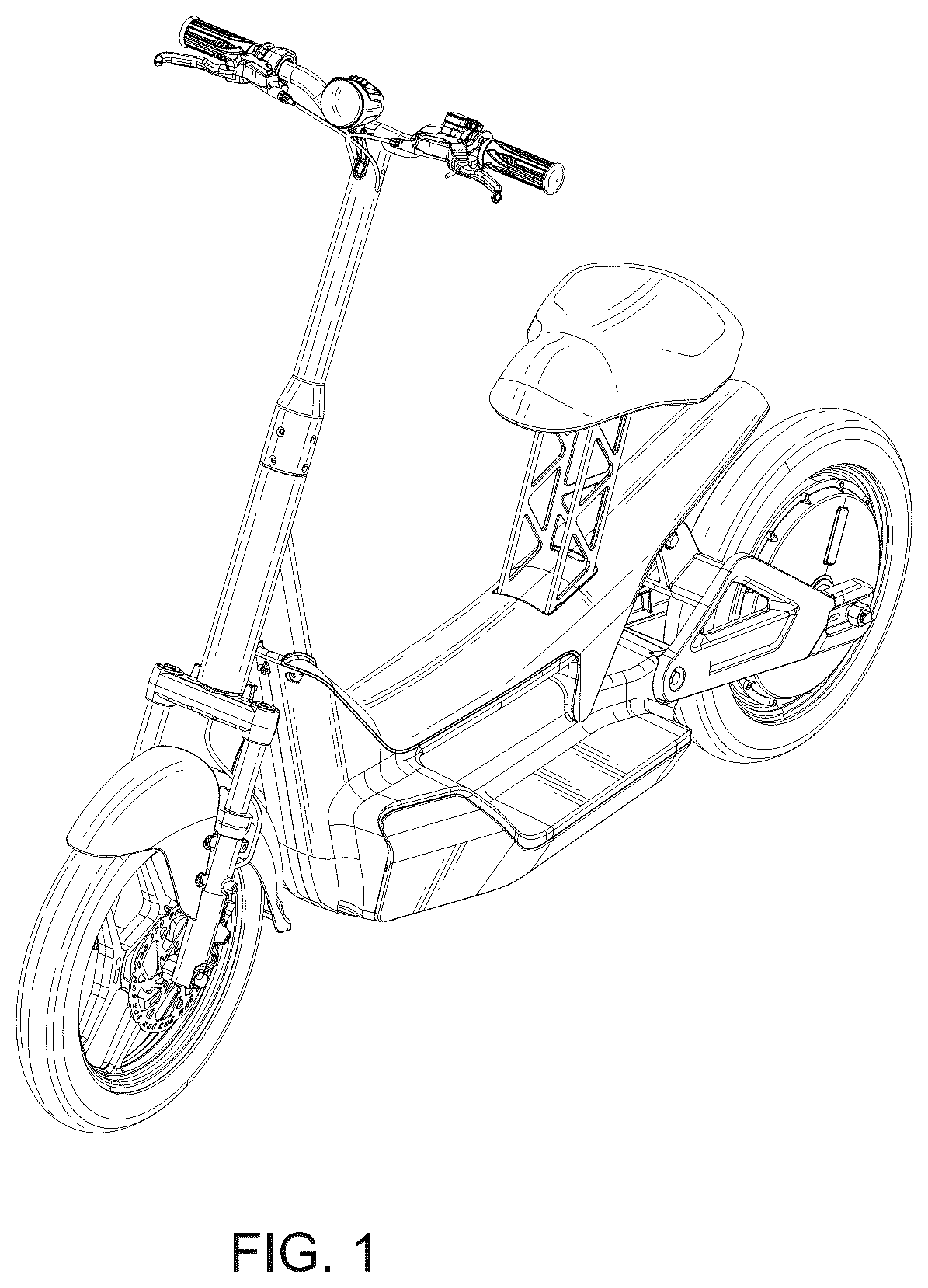 Patent USD1075582 — Electric bicycle — Figure 1