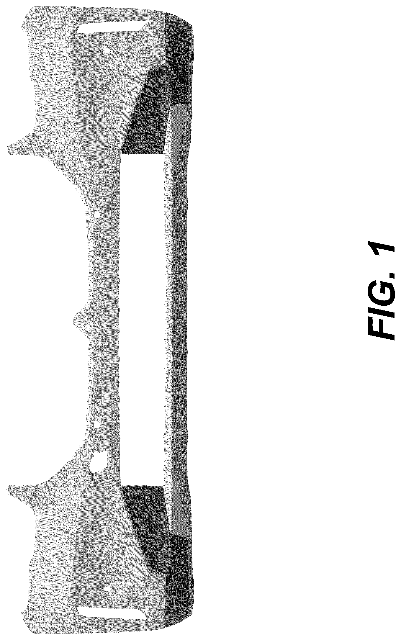 Patent USD1075592 — Front bumper for a vehicle — Figure 1
