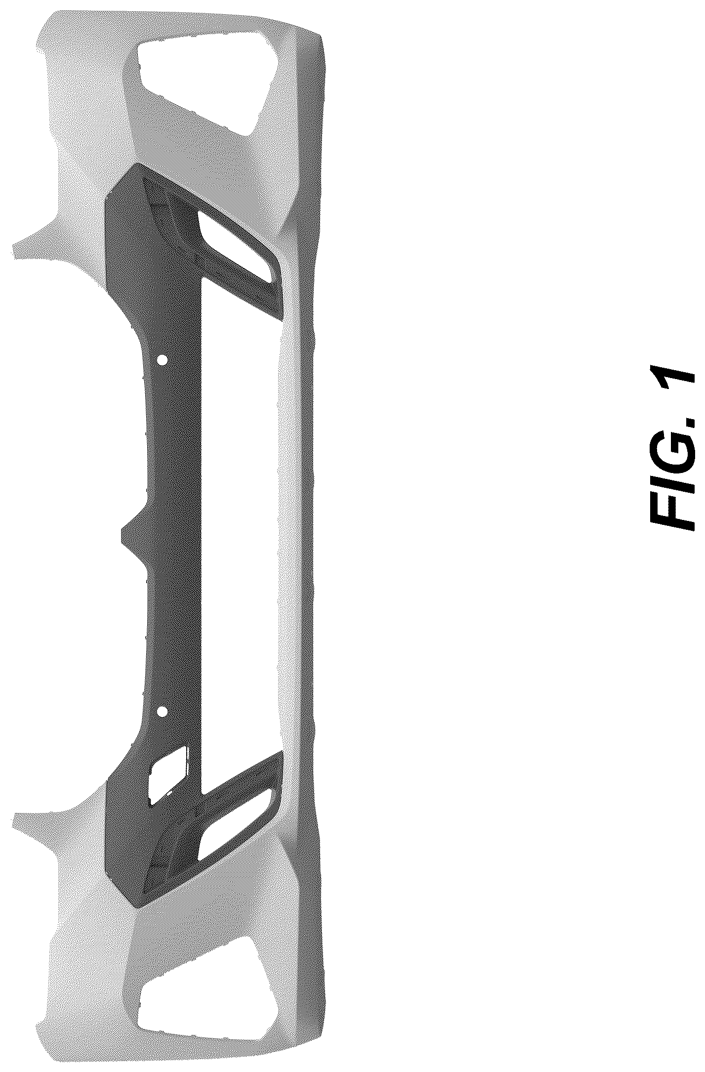 Patent USD1075593 Figure 1 – Front bumper for a vehicle