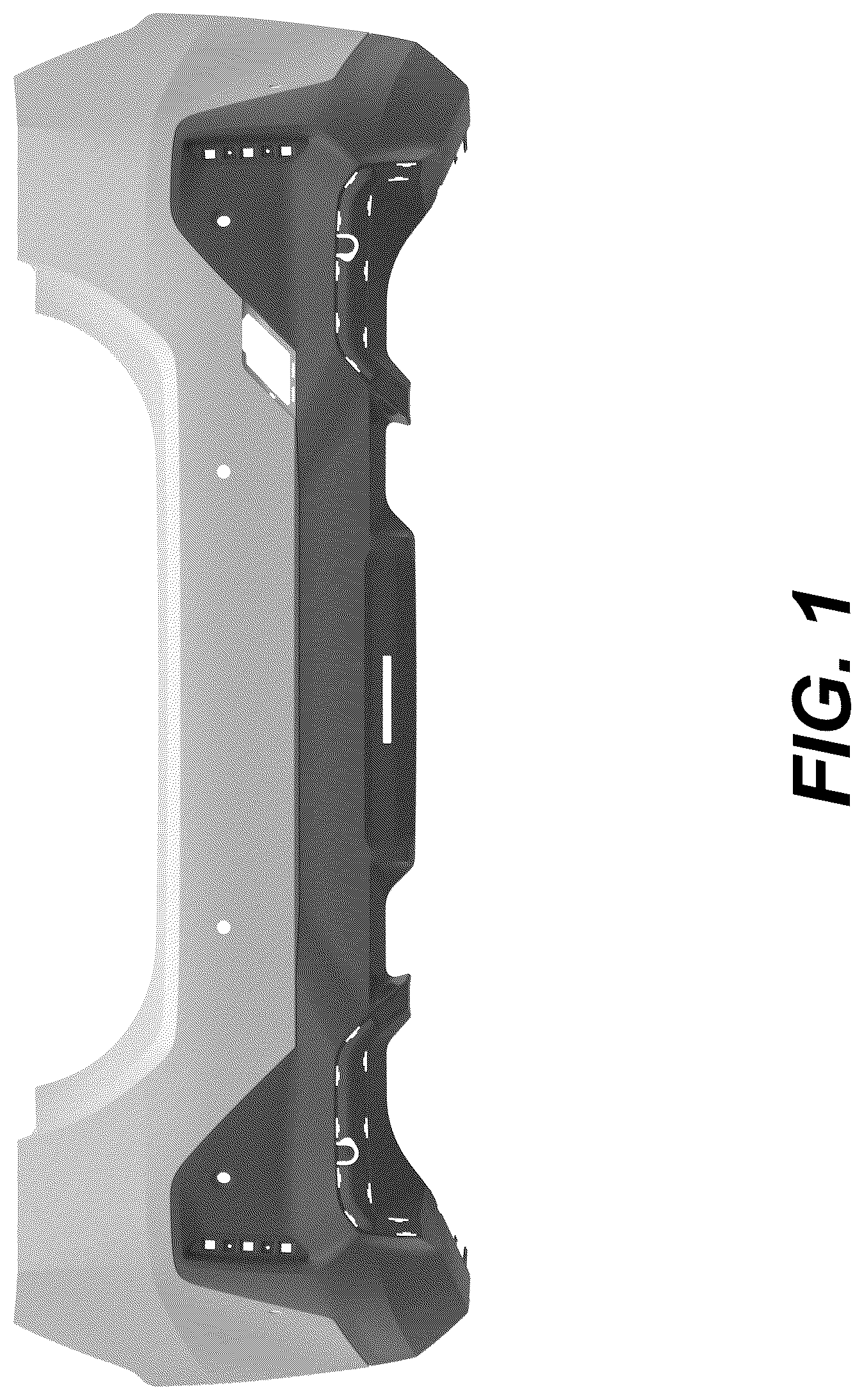 Patent USD1075594 — Rear bumper for a vehicle — Figure 1