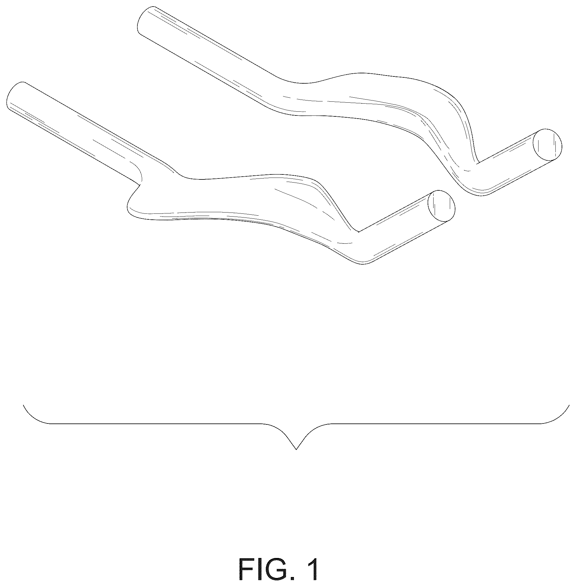 Patent USD1075599 — Bicycle handlebar — Figure 1