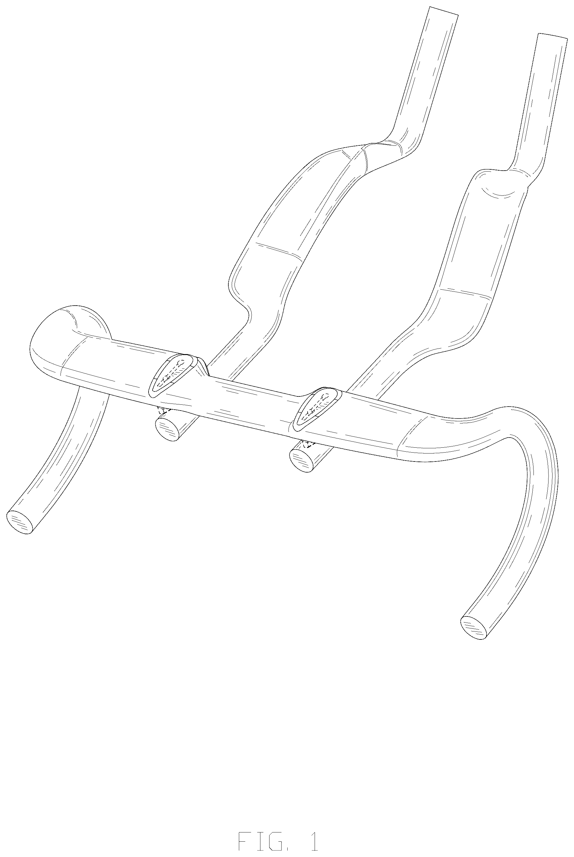 Patent USD1075601 Figure 1 – Bicycle handlebar