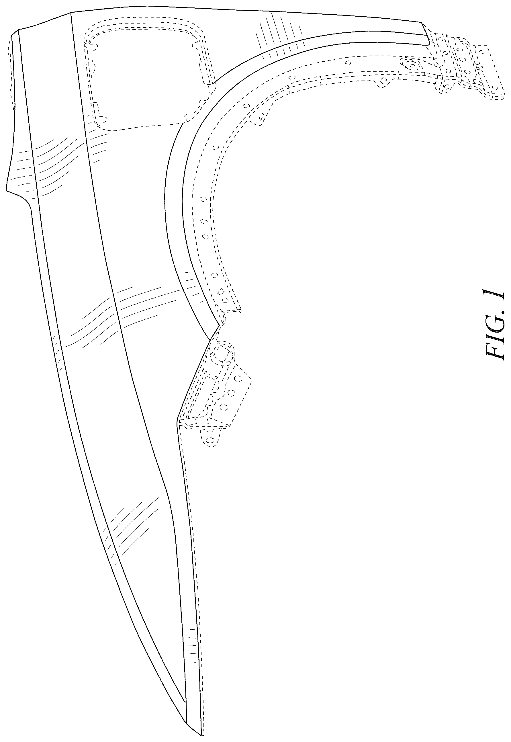 Patent USD1075606 — Vehicle fender — Figure 1