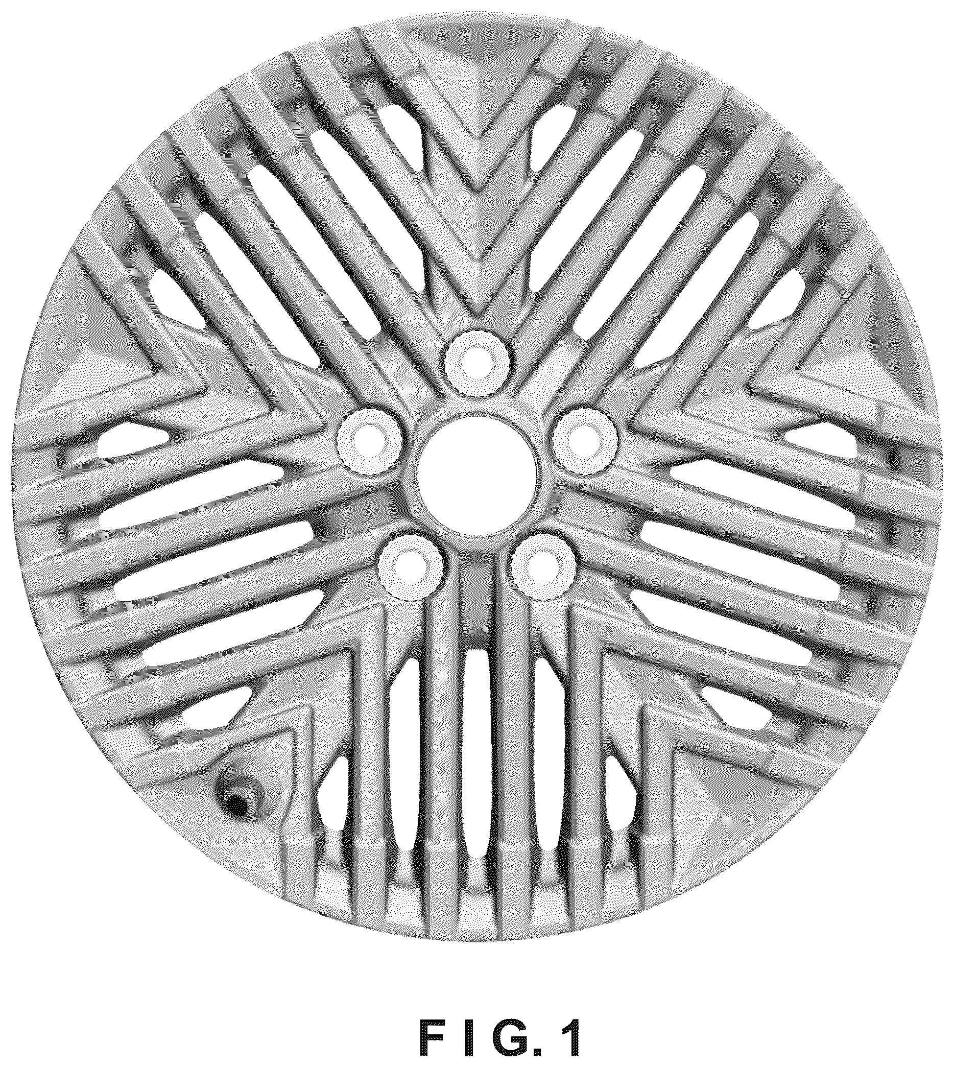 Patent USD1075621 Figure 1 – Automobile wheel