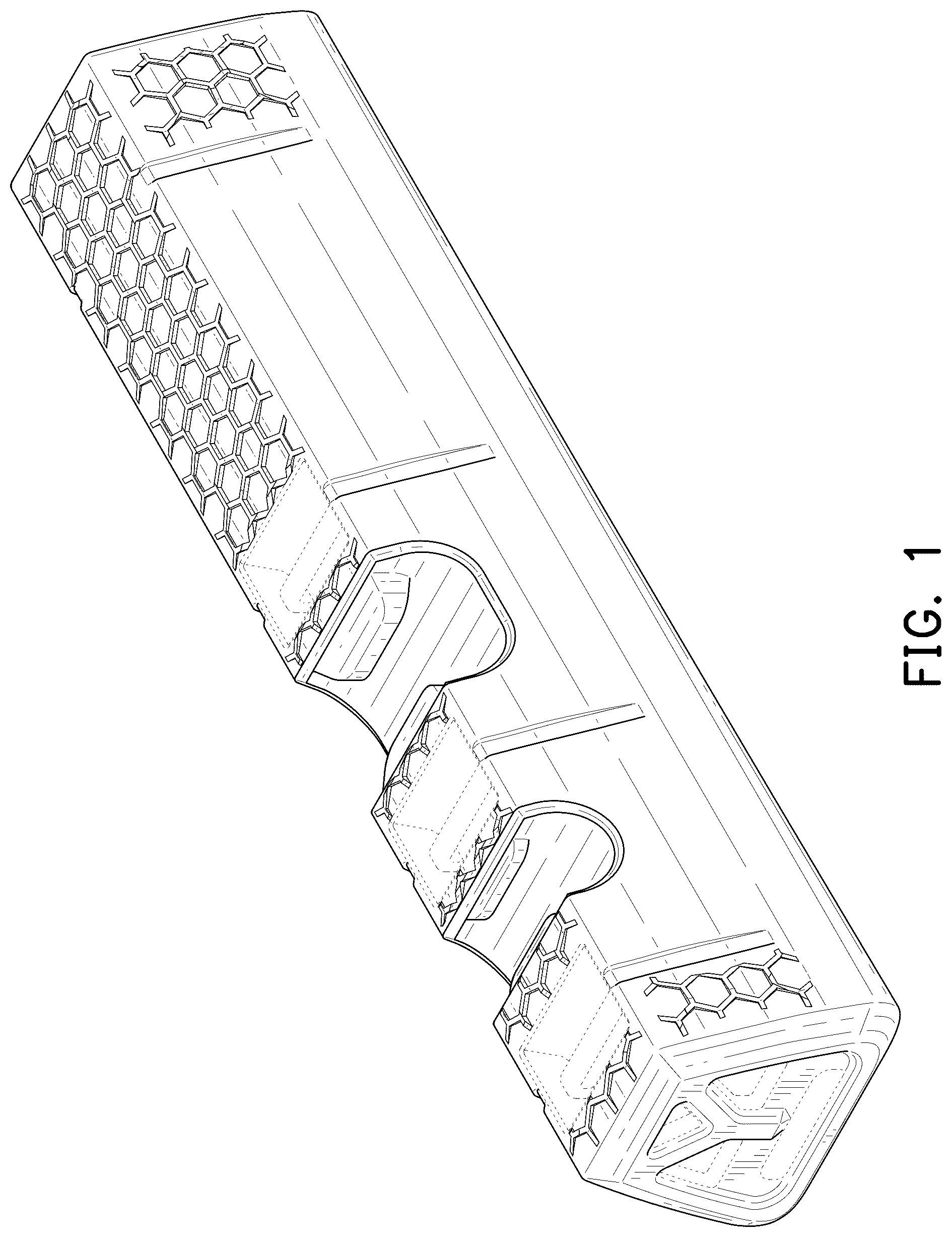 Patent USD1075626 Figure 1 – Vehicle roof rack