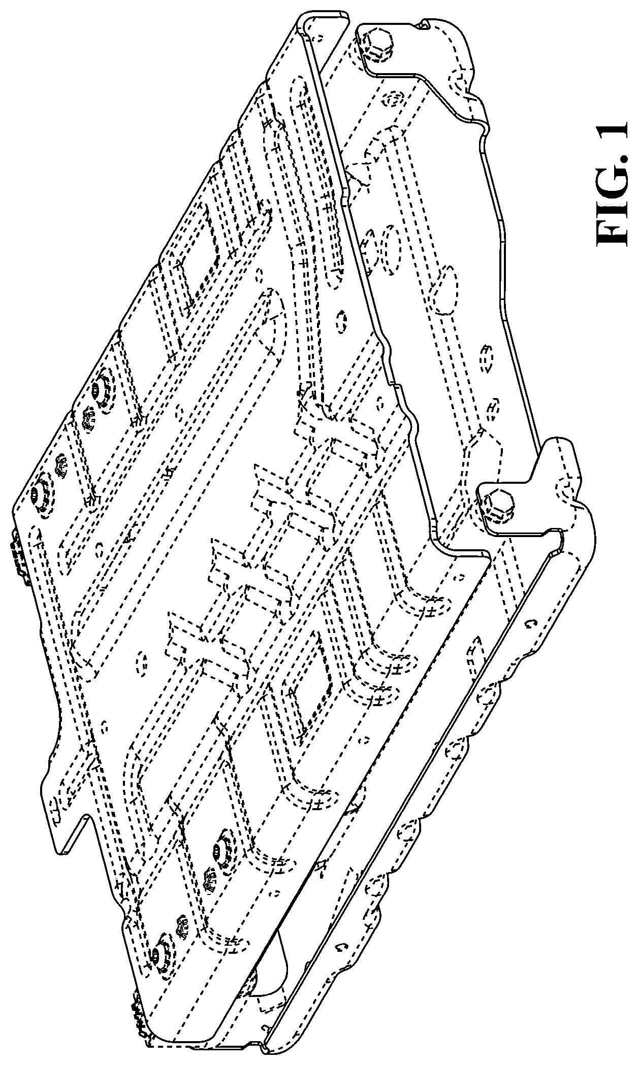 Patent USD1075630 — Vehicle center console — Figure 1