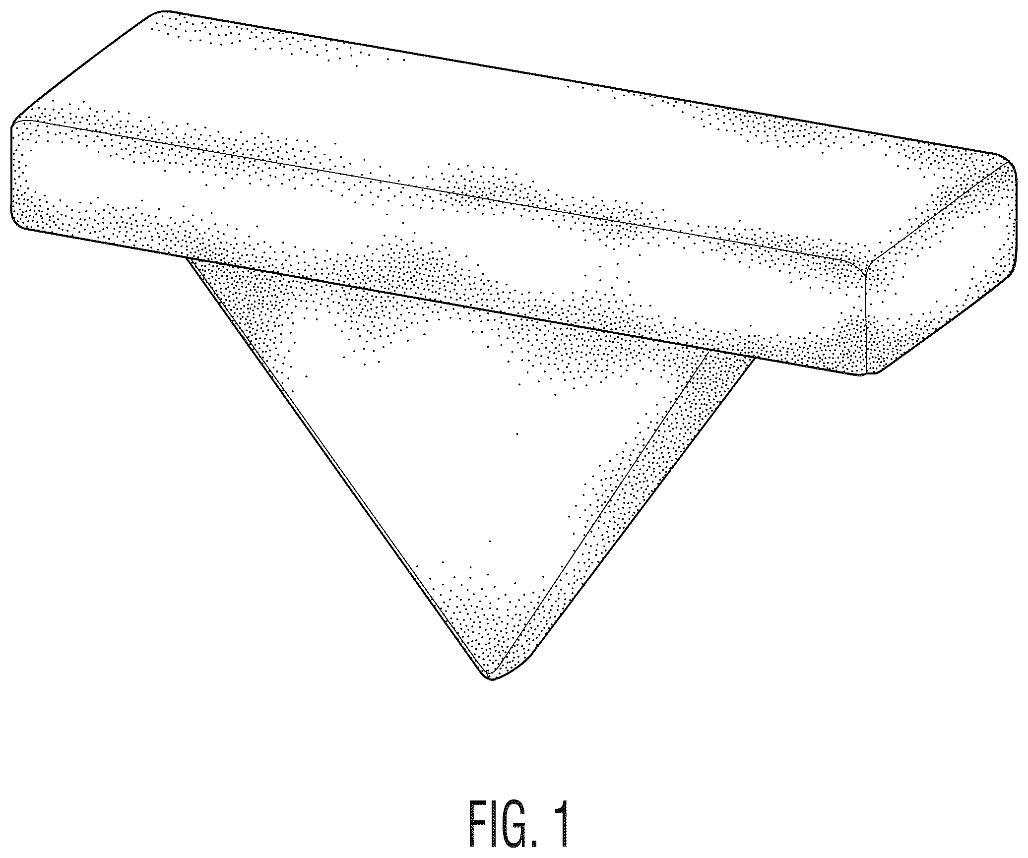 Patent USD1075633 Figure 1 – Vehicle armrest