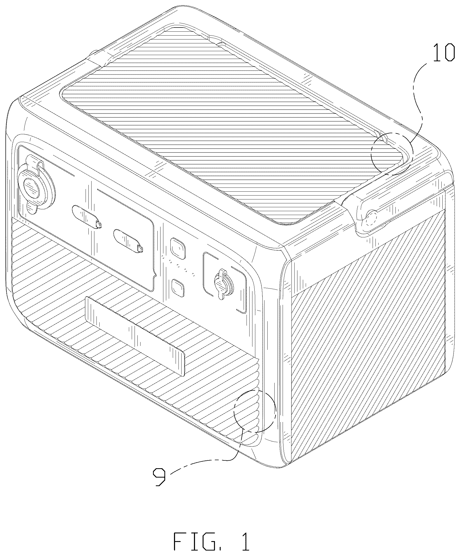Patent USD1075642 — Battery pack — Figure 1