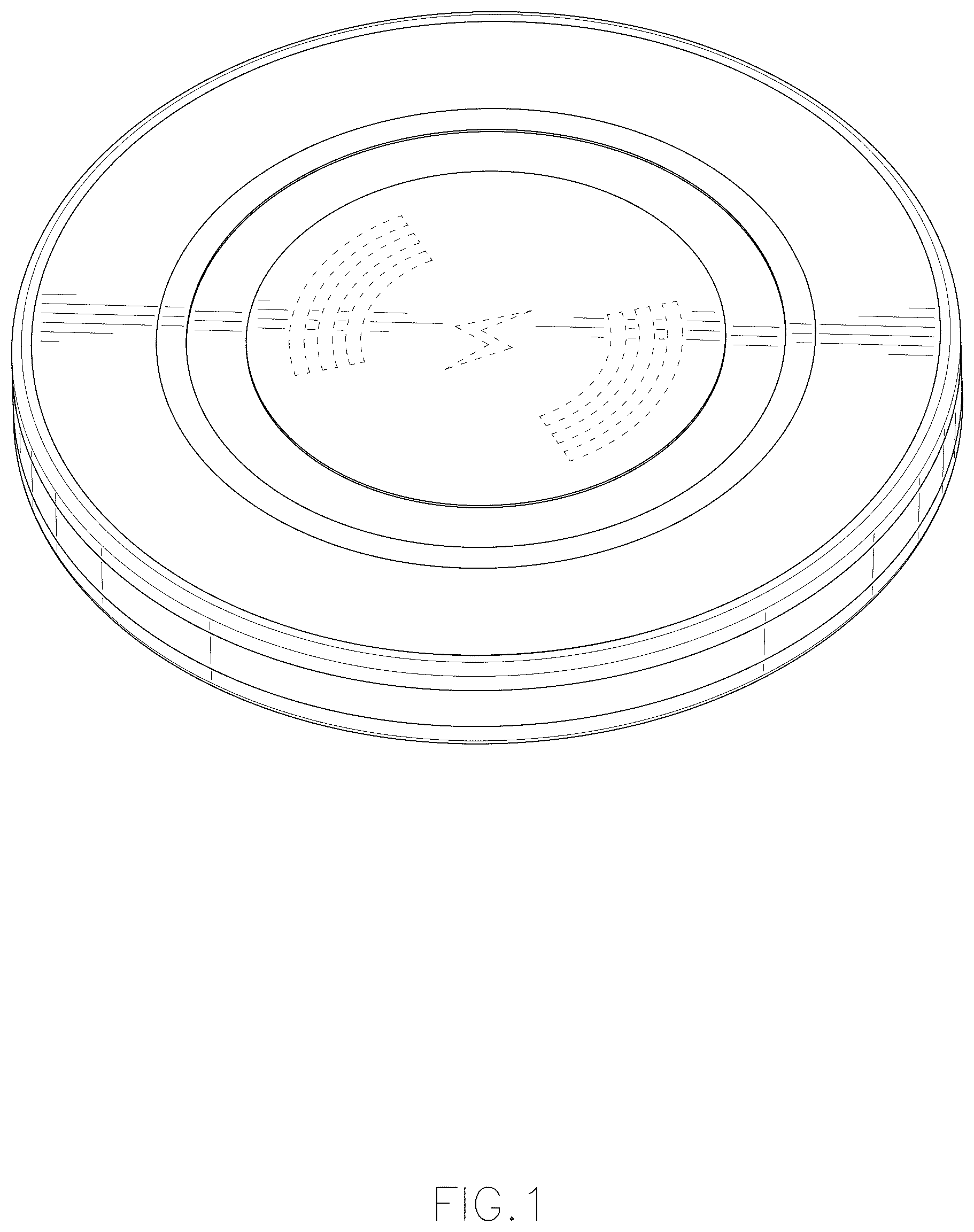 Patent USD1075663 Figure 1 – Wireless charger