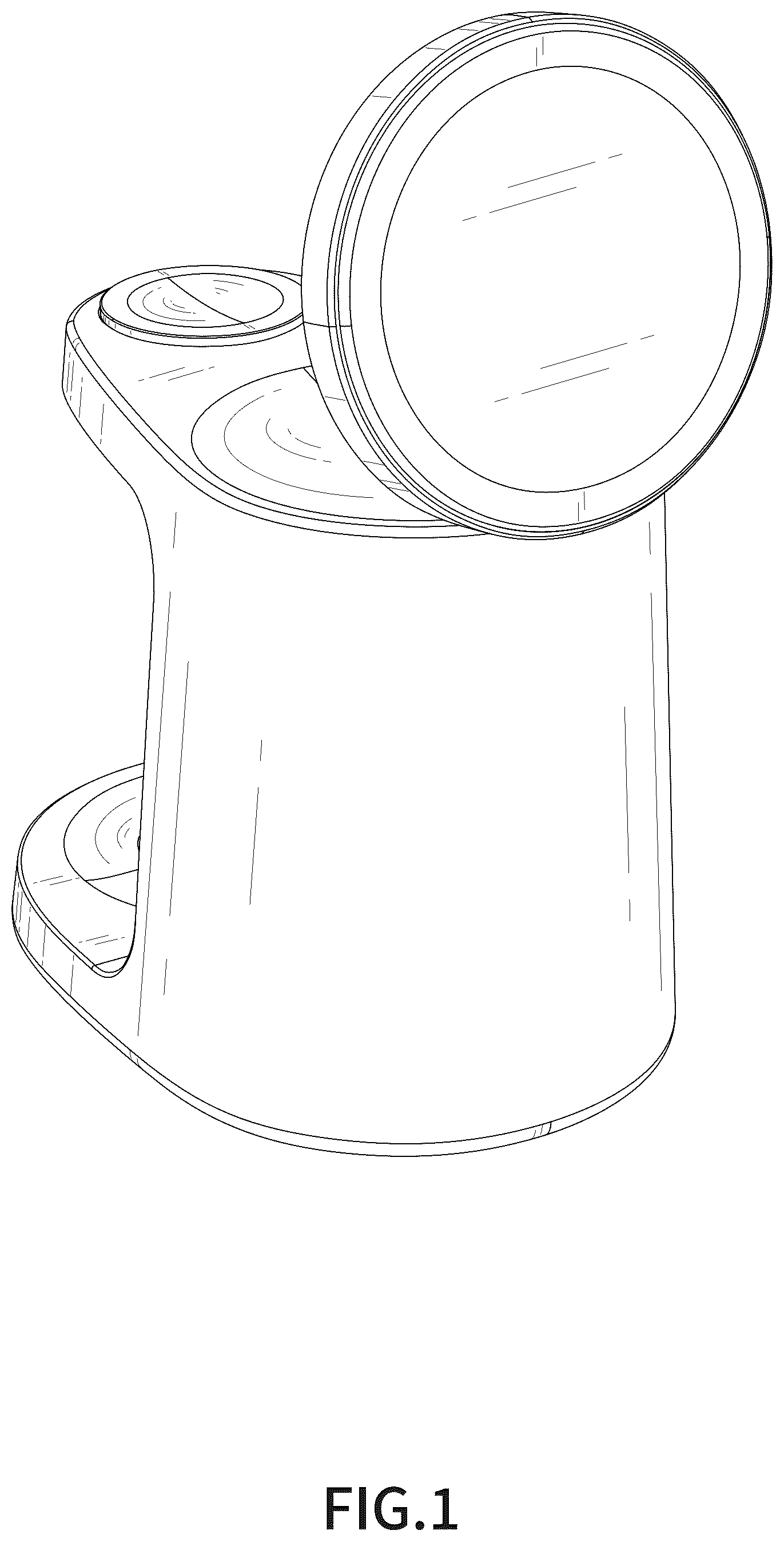 Patent USD1075665 Figure 1 – Wireless charger
