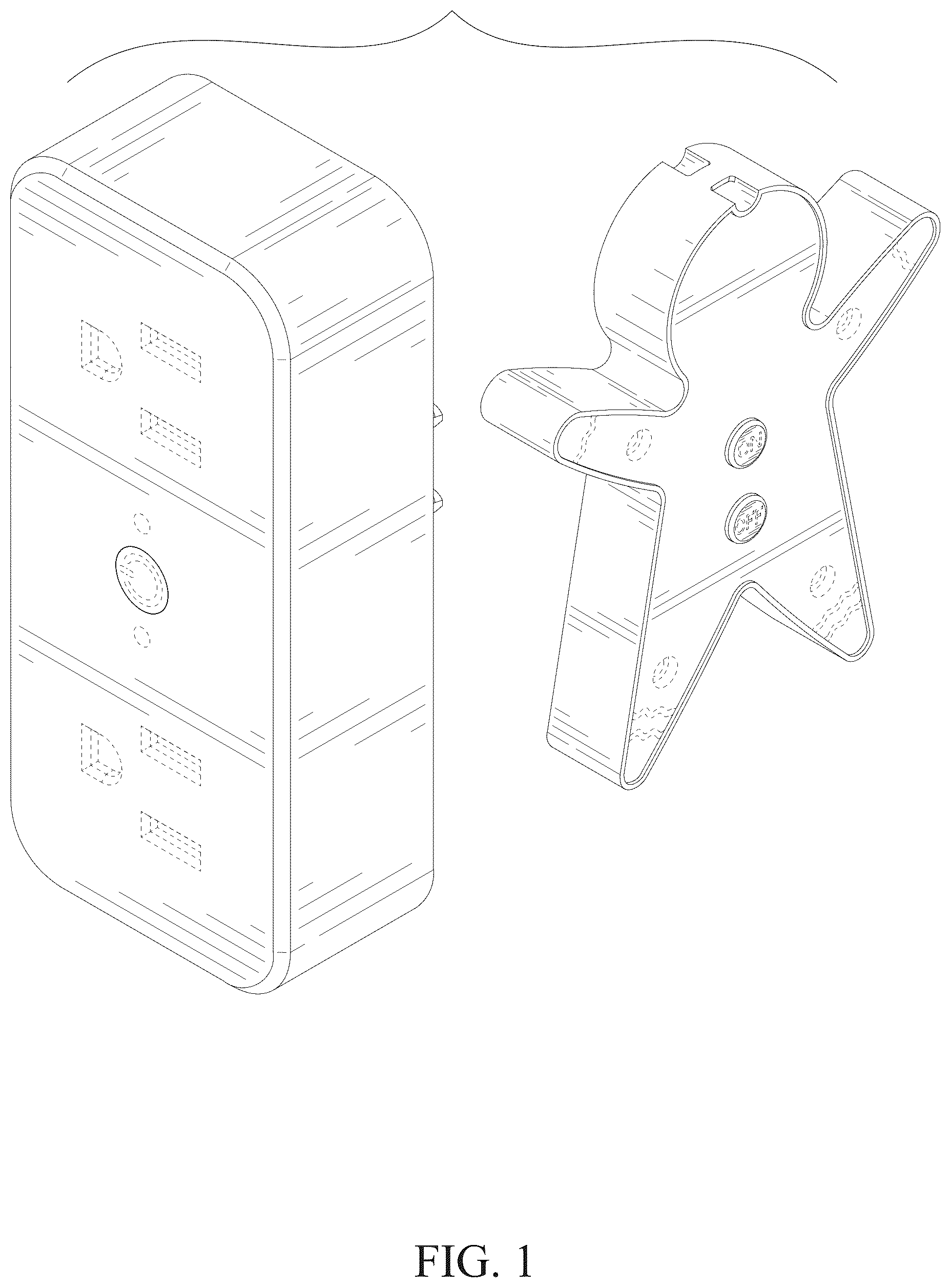 Patent USD1075685 — Outlet and remote control assembly — Figure 1