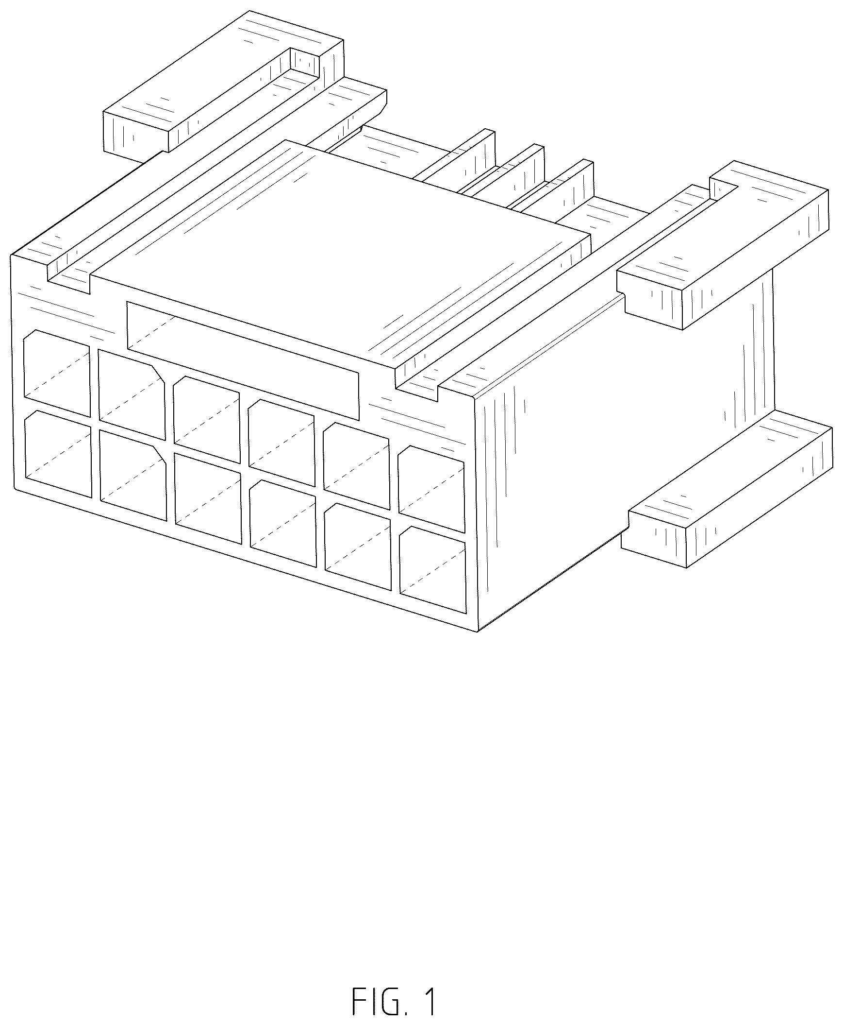 Patent USD1075692 — Connector shell — Figure 1