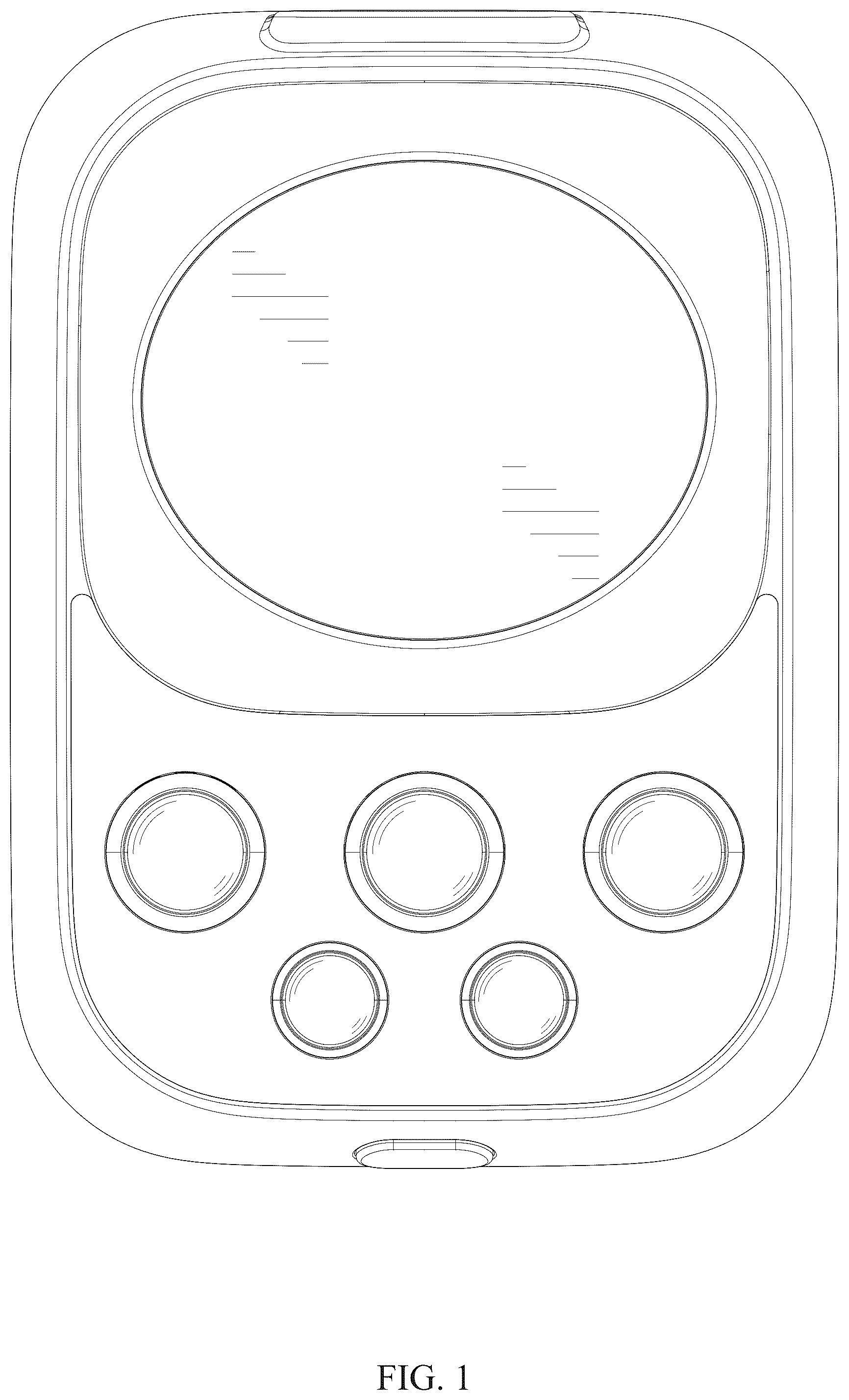 Patent USD1075700 — Controller for massage appliance — Figure 1