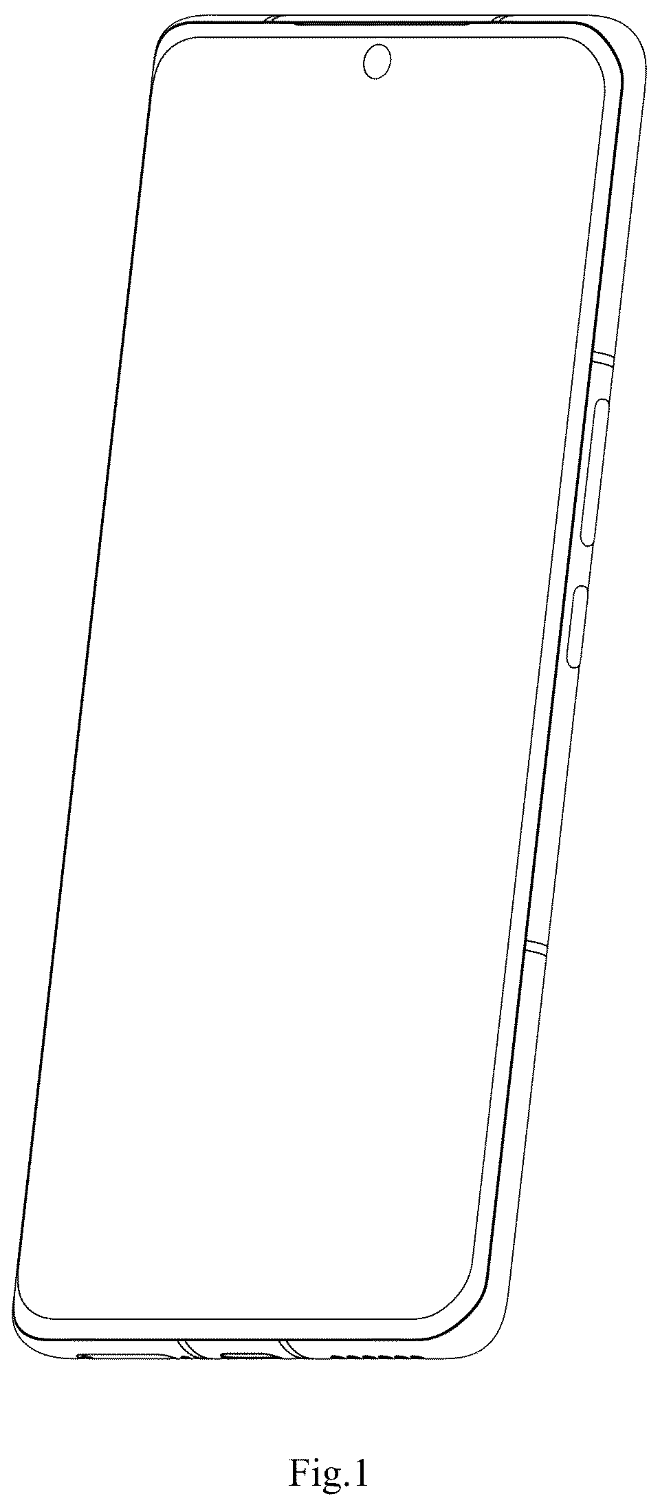 Patent USD1075705 — Cell phone — Figure 1