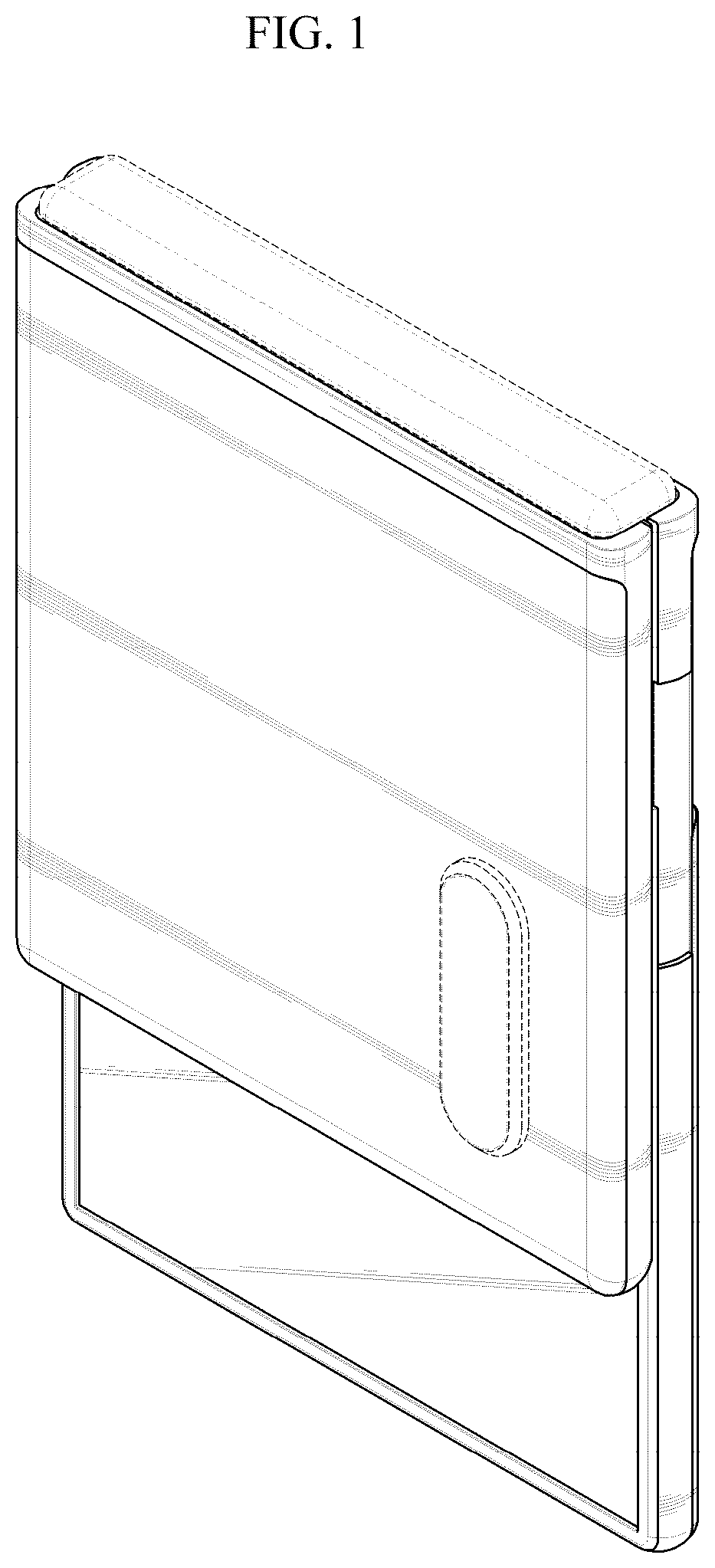 Patent USD1075708 — Display device — Figure 1