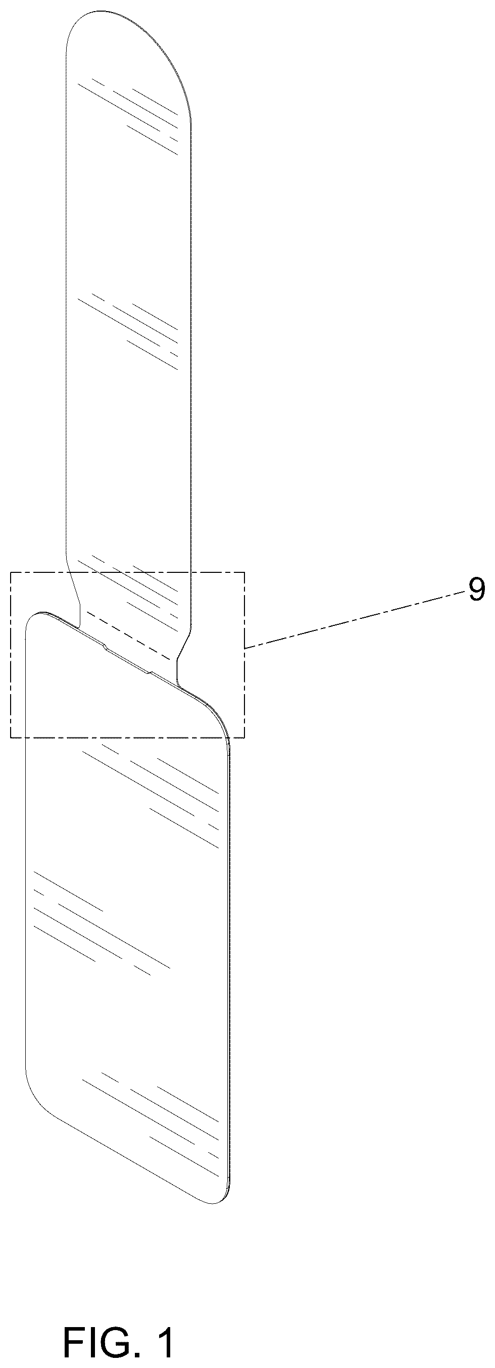 Patent USD1075719 Figure 1 – Phone screen protector