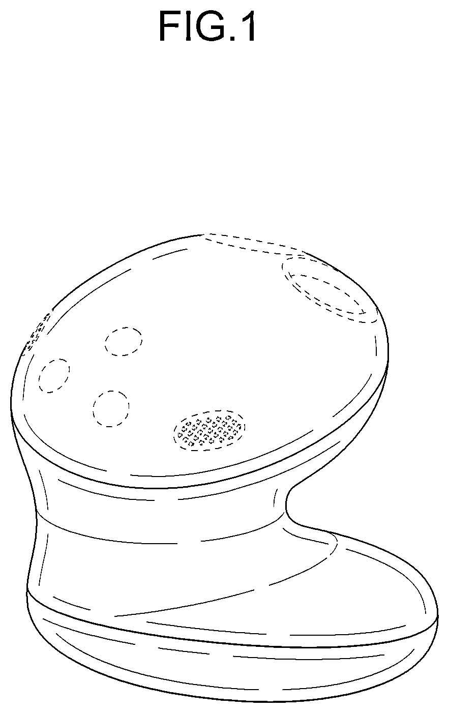 Patent USD1075721 Figure 1 – Wireless earphone
