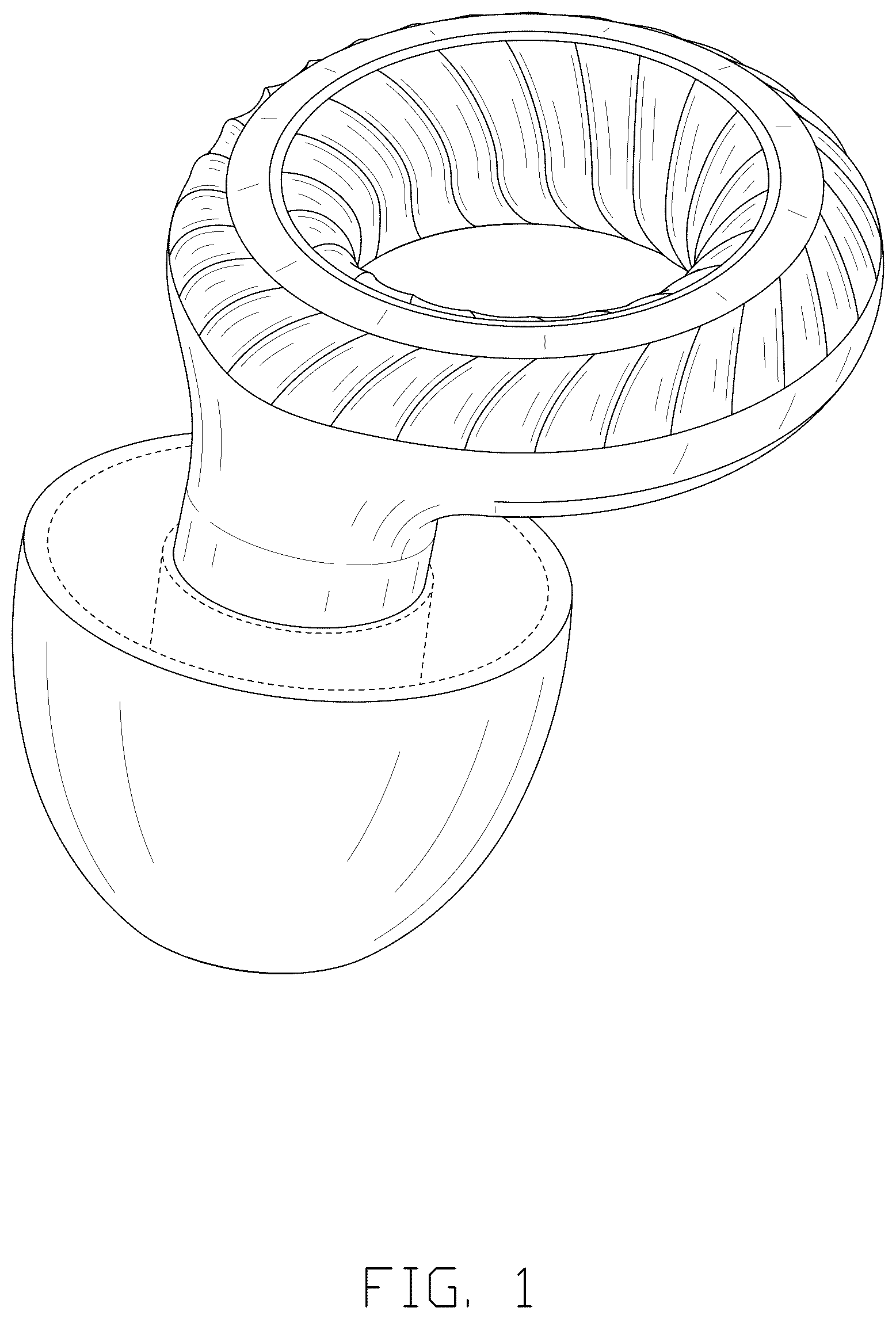 Patent USD1075722 Figure 1 – Earbud
