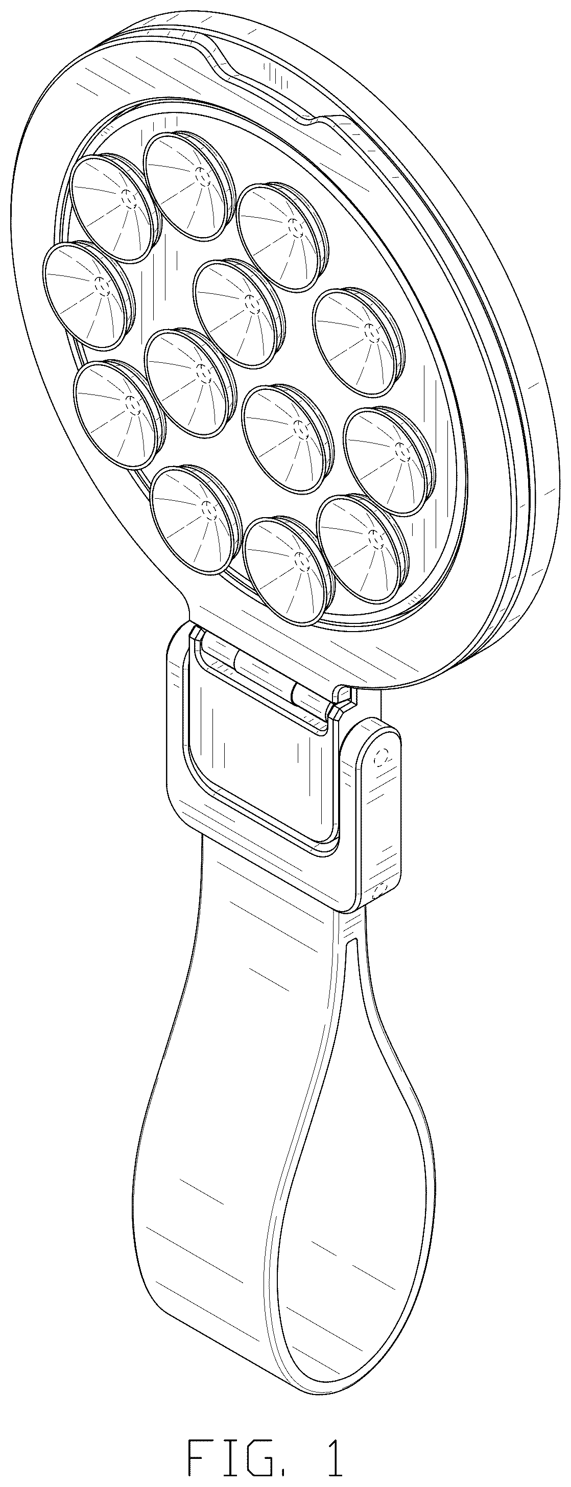 Patent USD1075741 Figure 1 – Magnet cell phone ring stand
