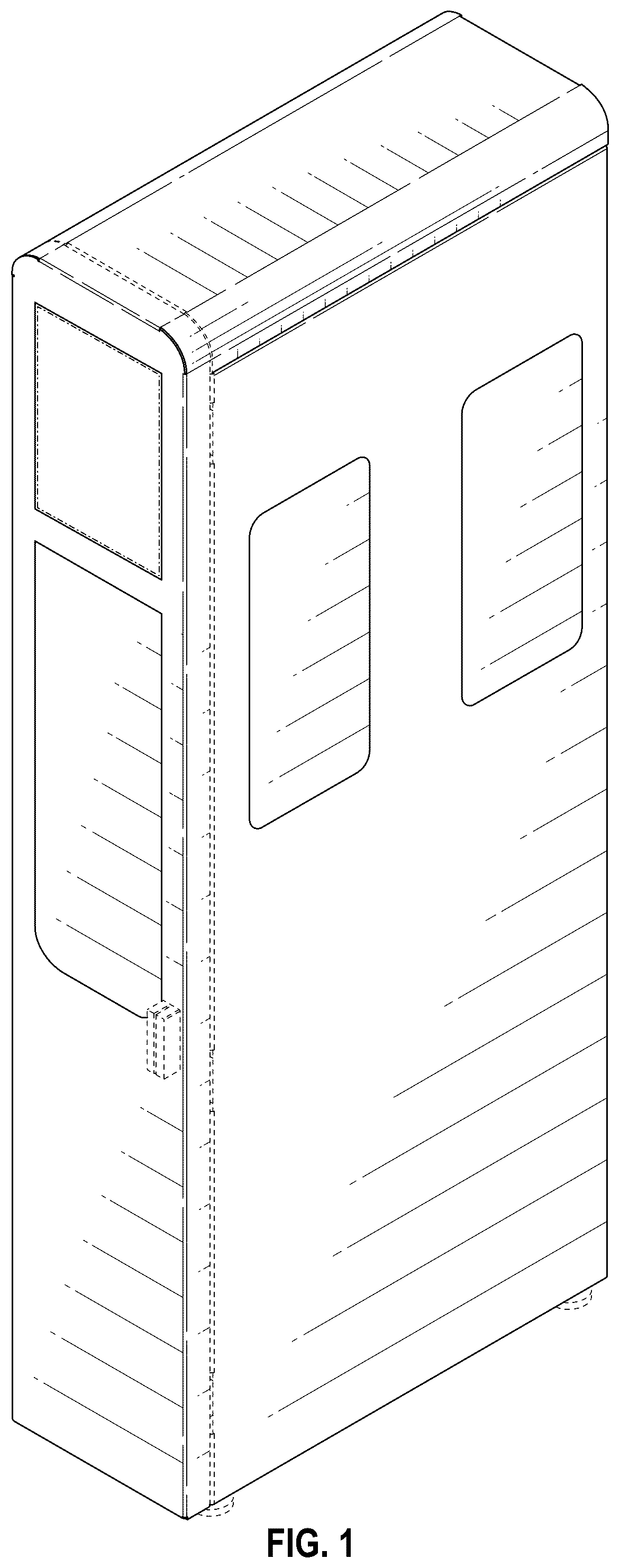 Patent USD1075742 Figure 1 – Kiosk for processing electronic devices