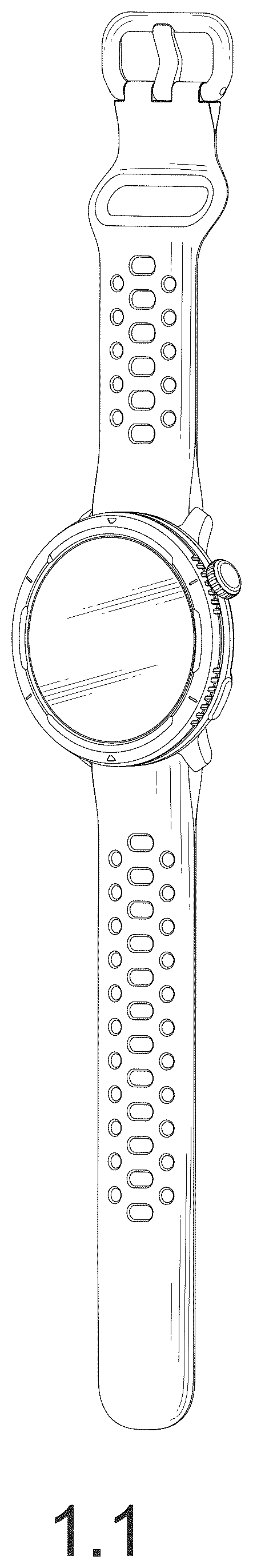 Patent USD1075754 — Smart watch — Figure 1