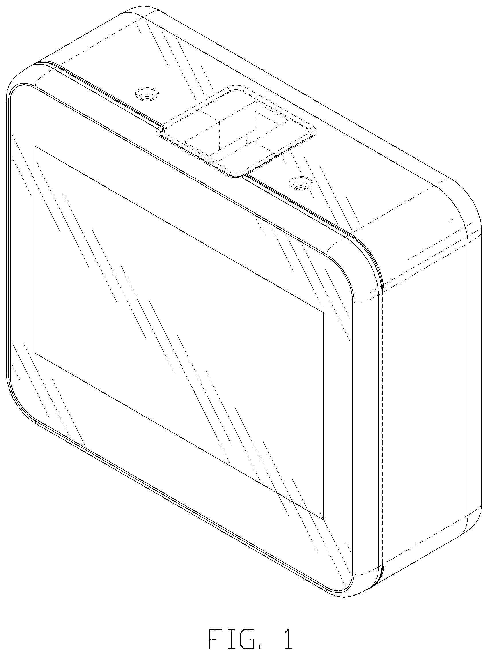 Patent USD1075757 Figure 1 – Display device