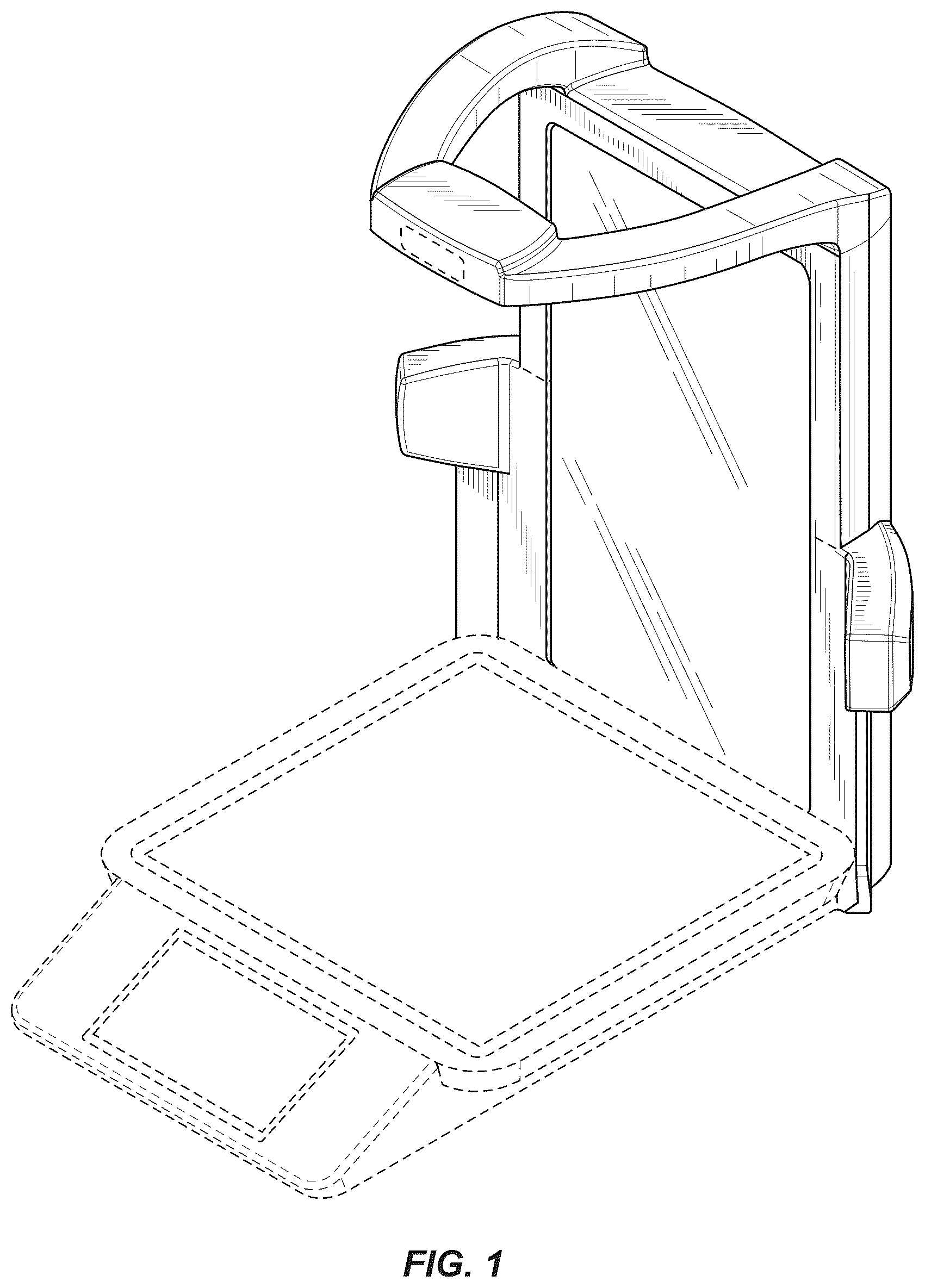 Patent USD1075760 — Self-checkout kiosk — Figure 1