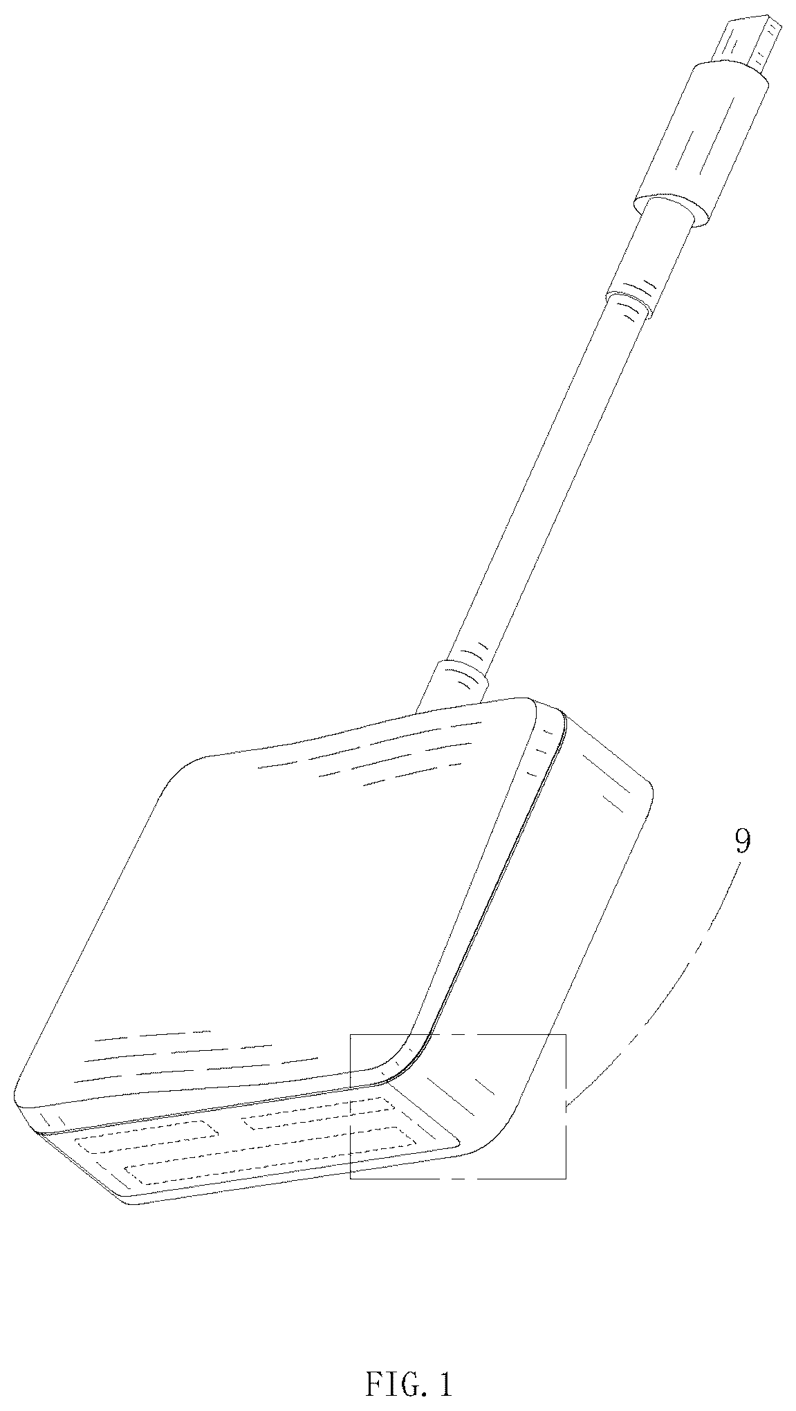 Patent USD1075764 Figure 1 – Memory card reader