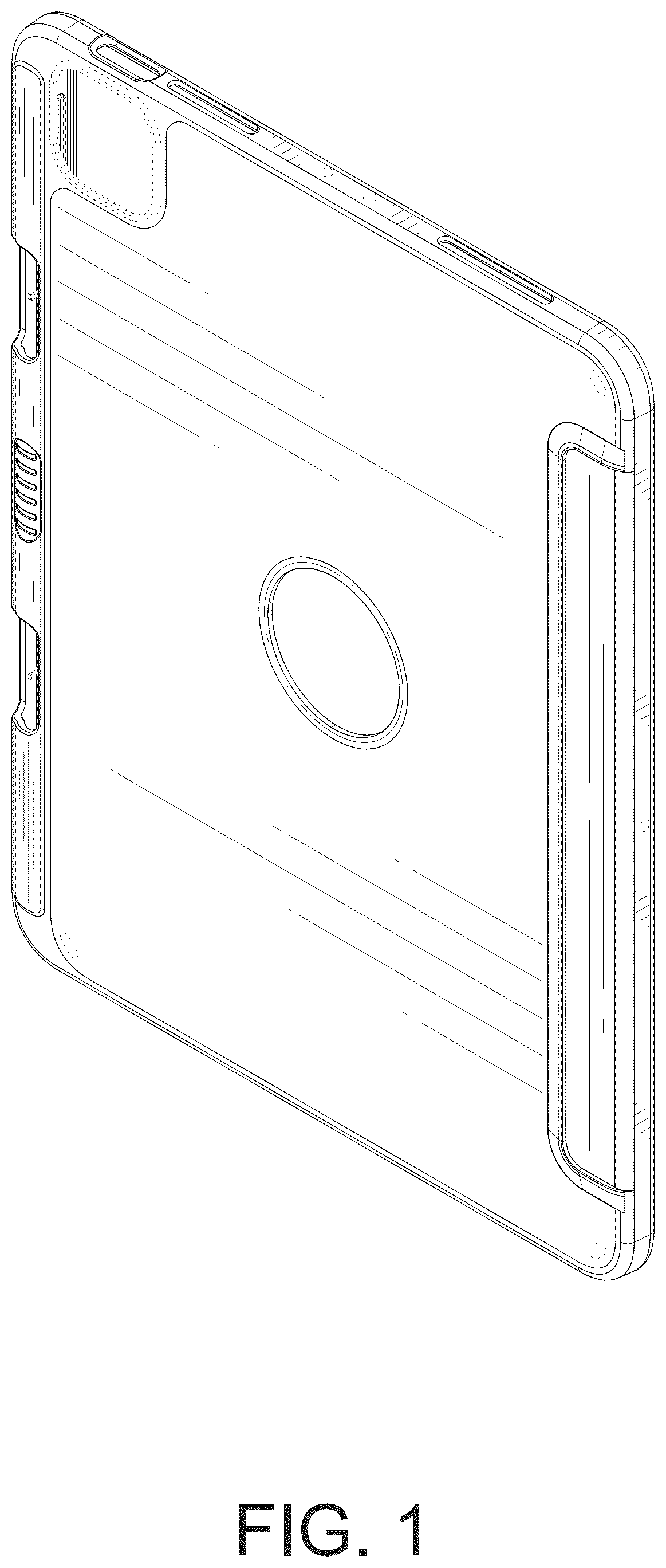 Patent USD1075767 Figure 1 – Tablet case