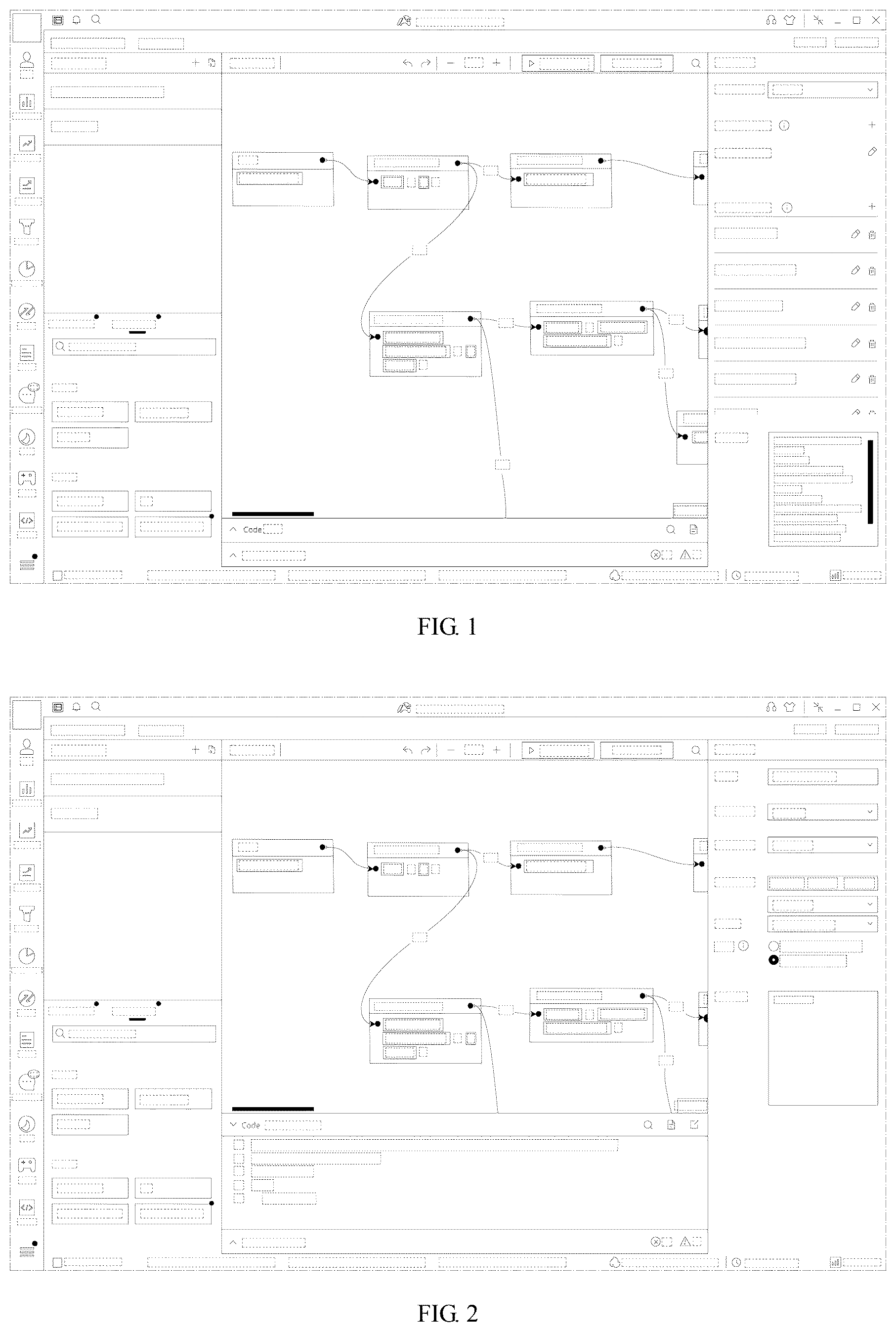 Patent USD1075828 — Display screen or portion thereof with animated graphical user interface for converting control into code editor — Figure 1