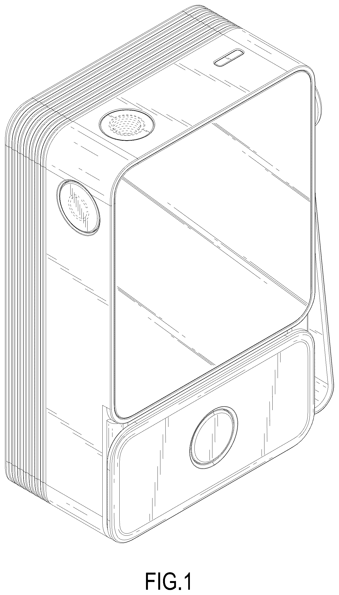 Patent USD1075849 Figure 1 – Tyre inflator