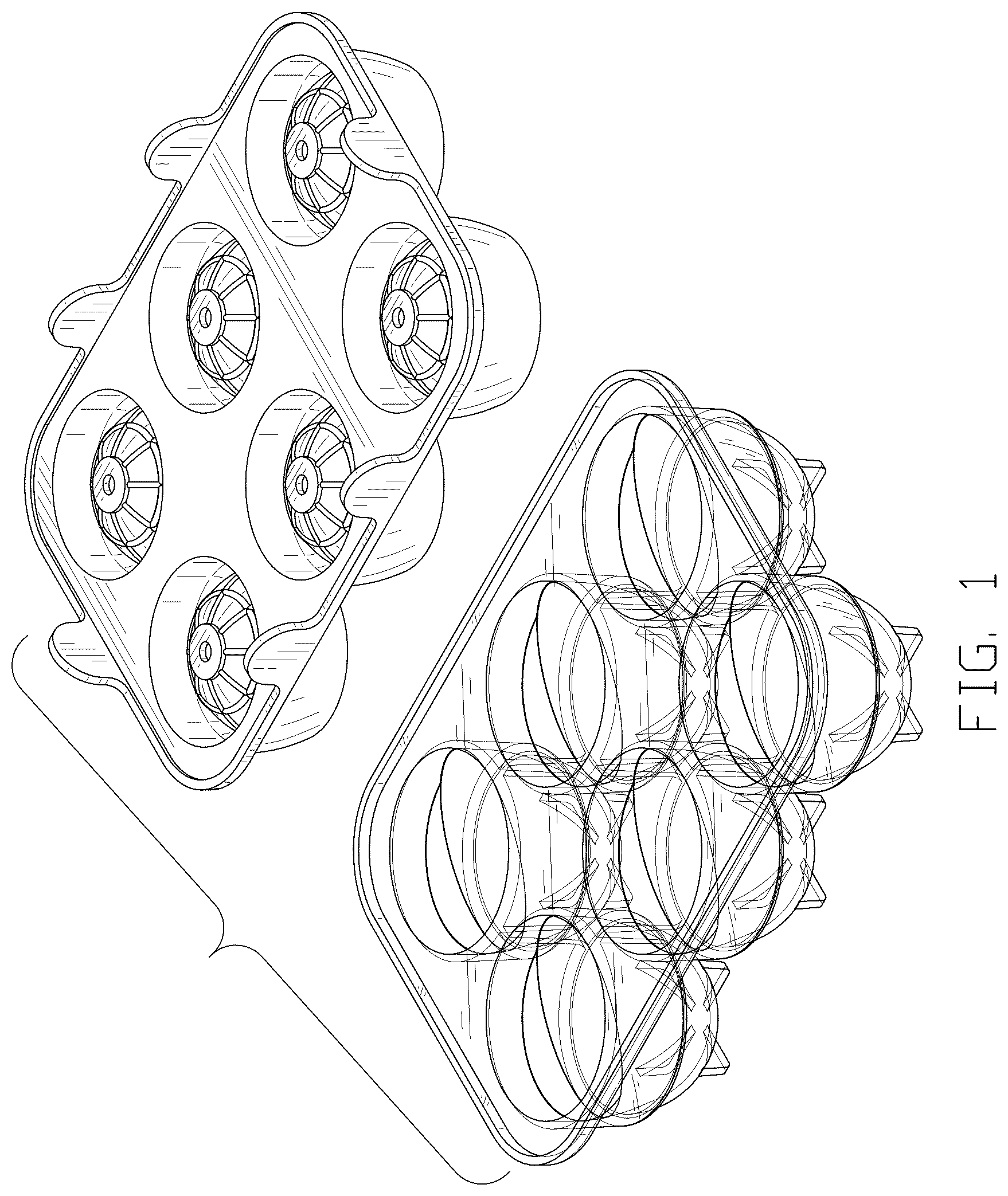 Patent USD1075857 — Ice cube tray — Figure 1