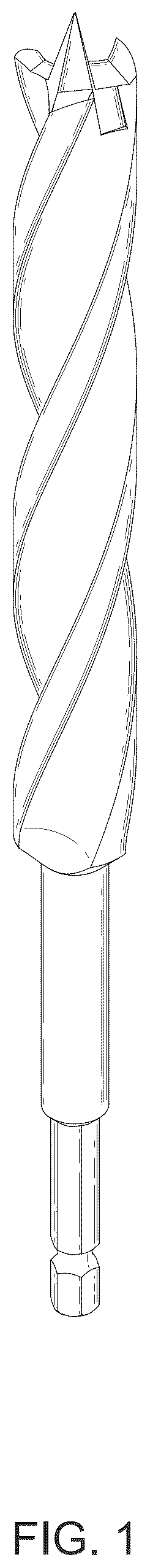 Patent USD1075860 Figure 1 – Woodworking cutting drill